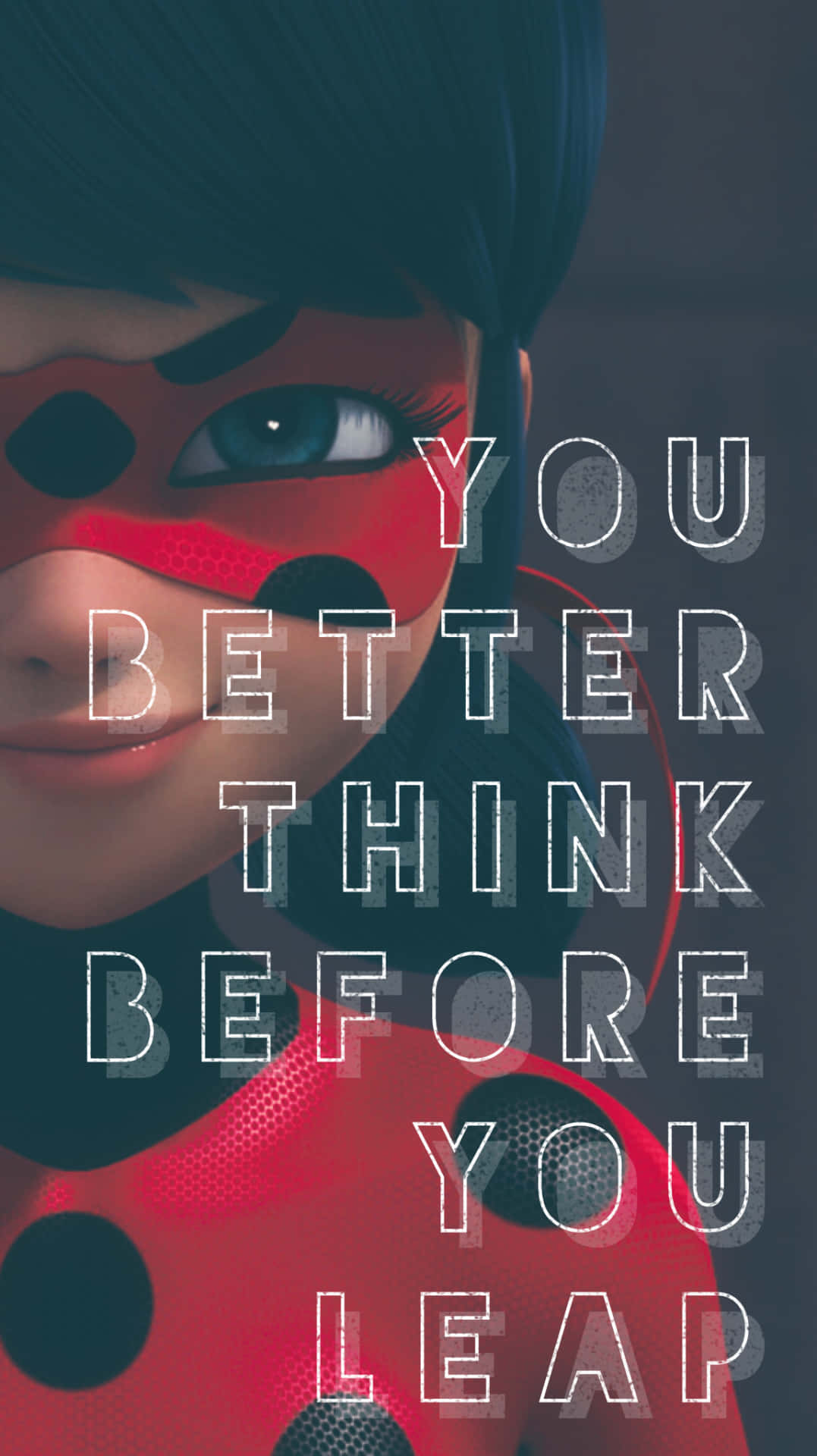 Download Cute Miraculous Ladybug Decision Making Quote Wallpaper