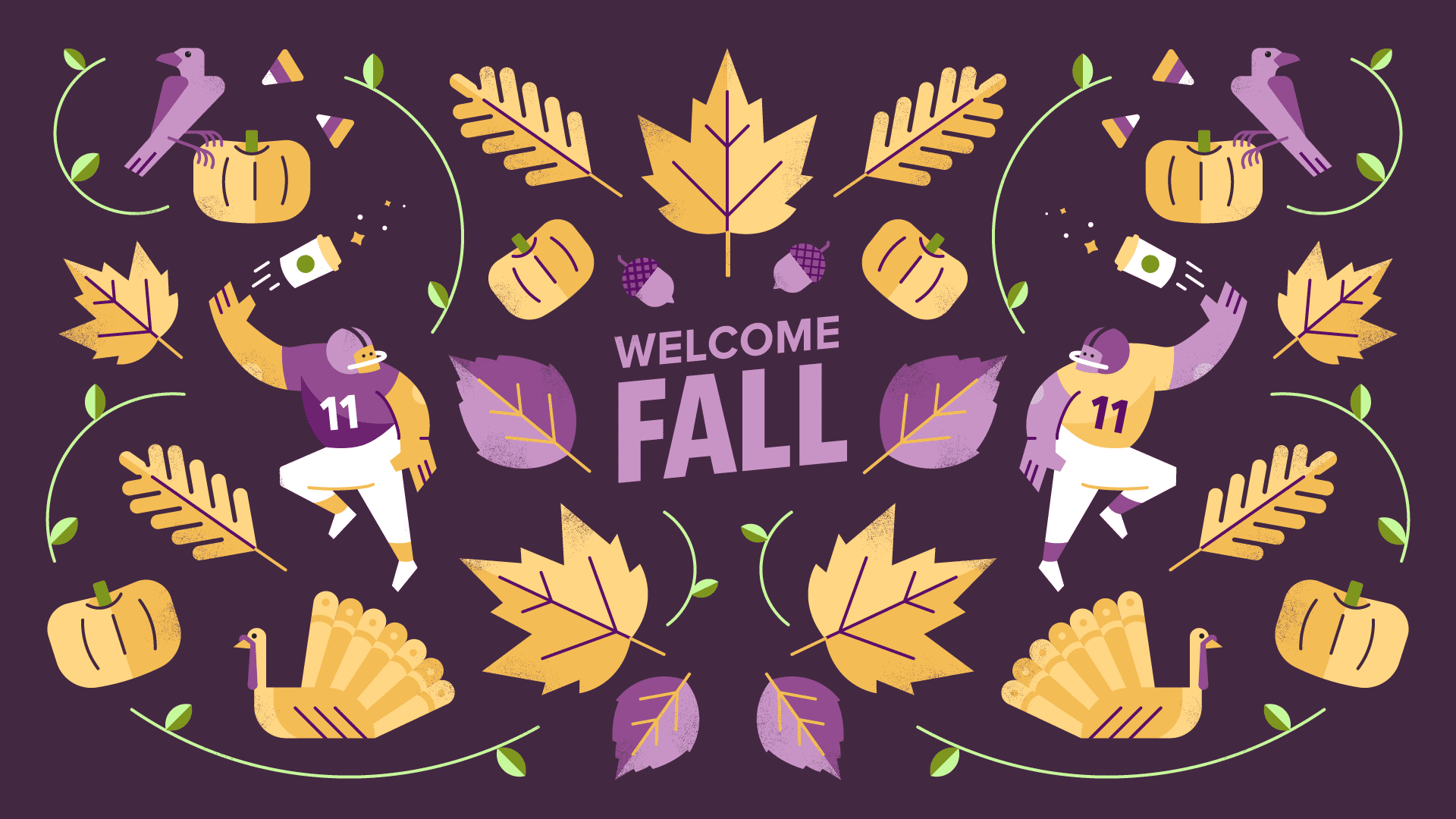 Hello Fall Wallpaper ⋆ Eleven Peppers Studios