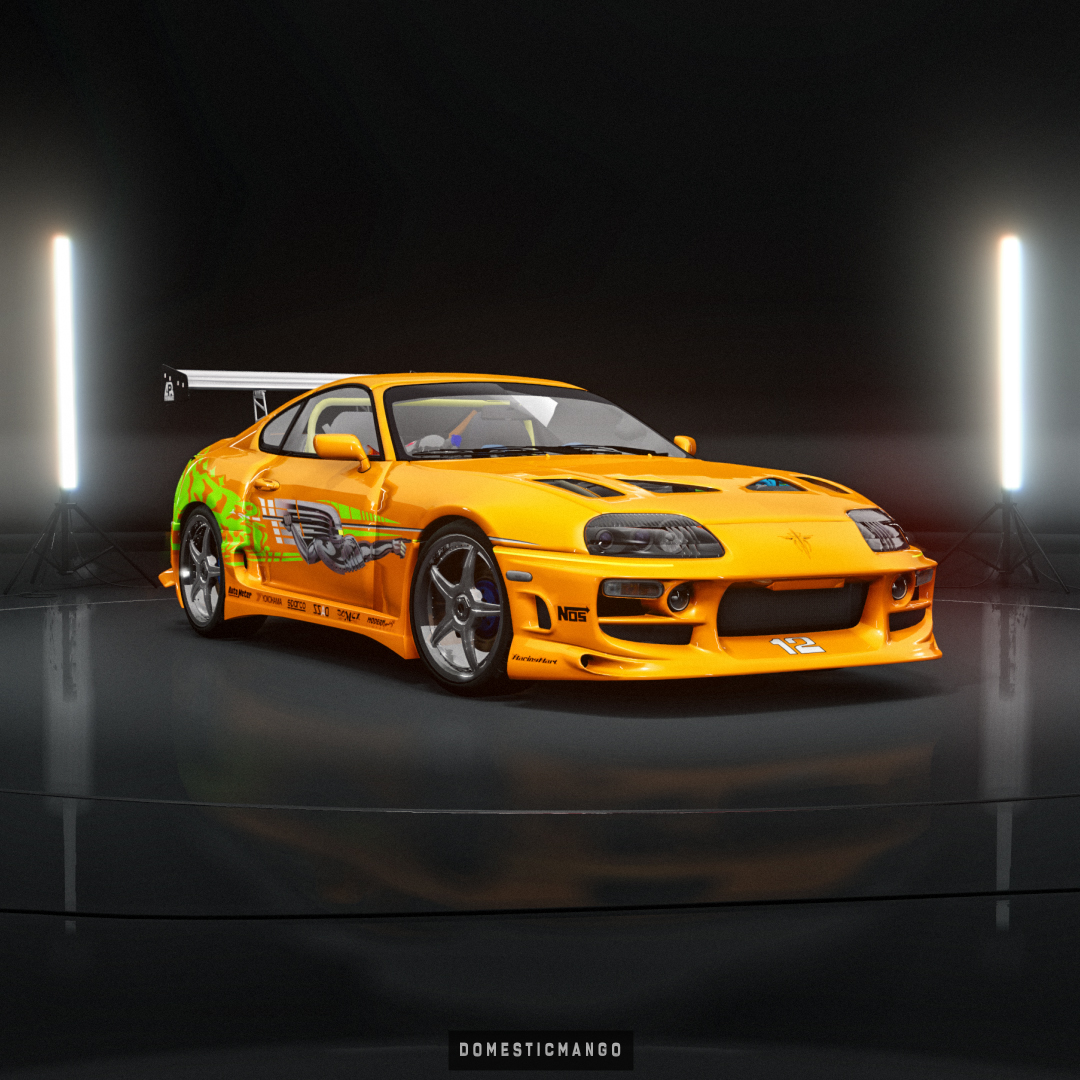 Domesticmango's been a hot minute since I've posted the Fast and the Furious Supra so I thought id try it out in the new studio