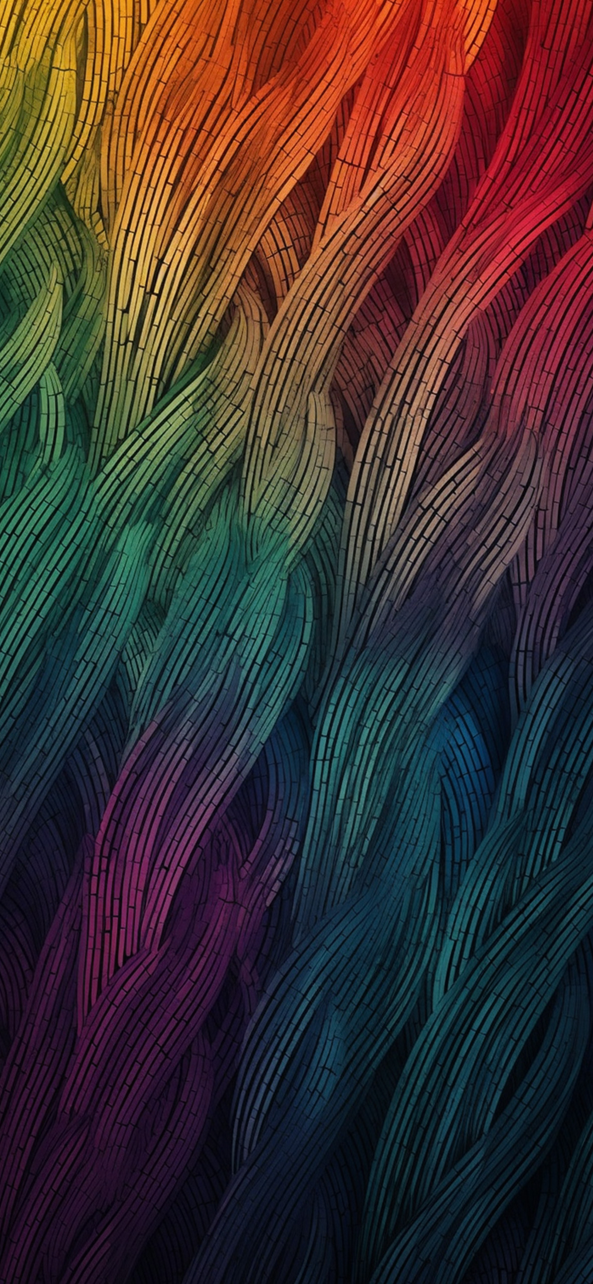 Rainbow Abstract Wallpaper Aesthetic Wallpaper iPhone