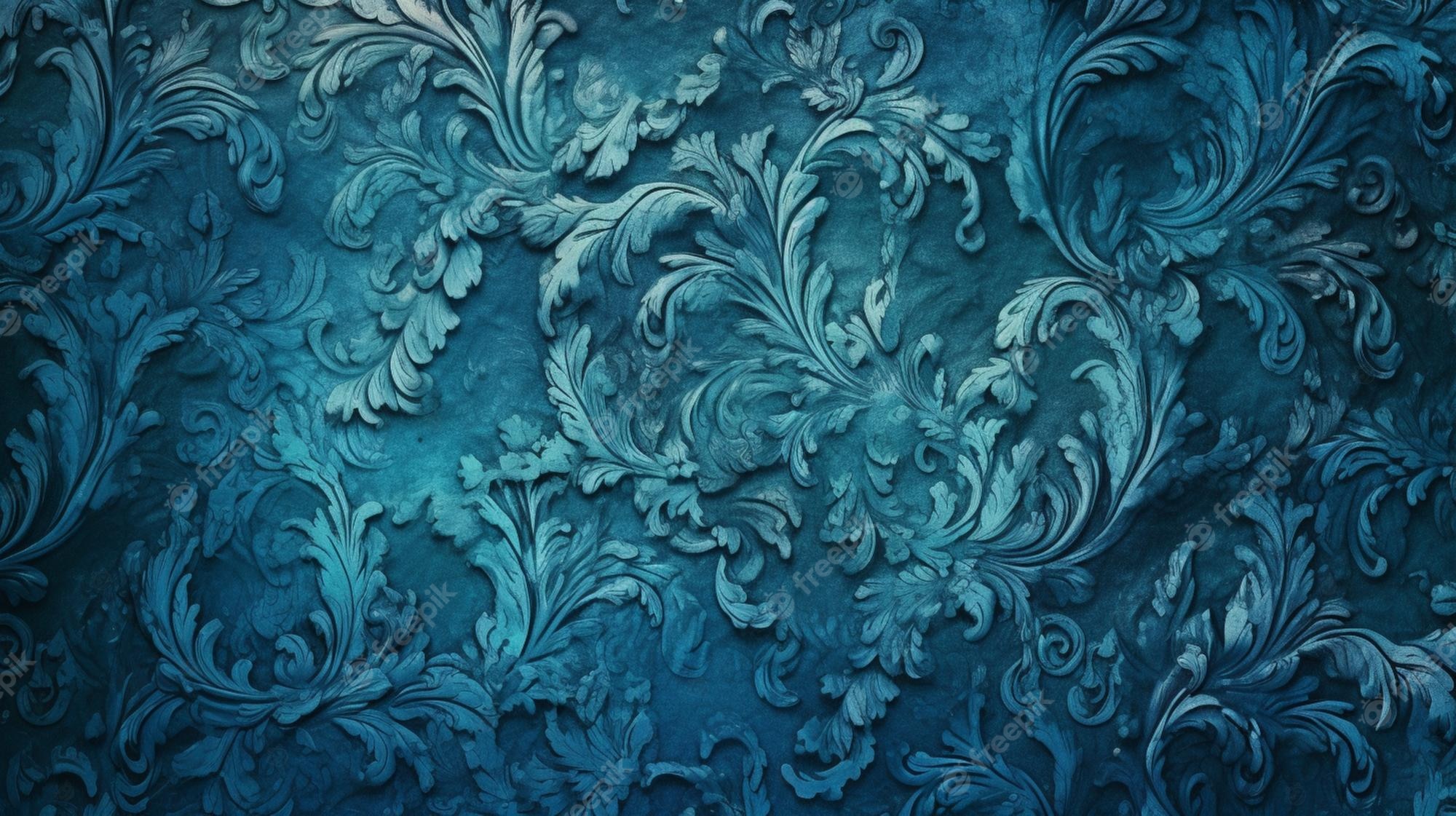 Blue Baroque Background Image