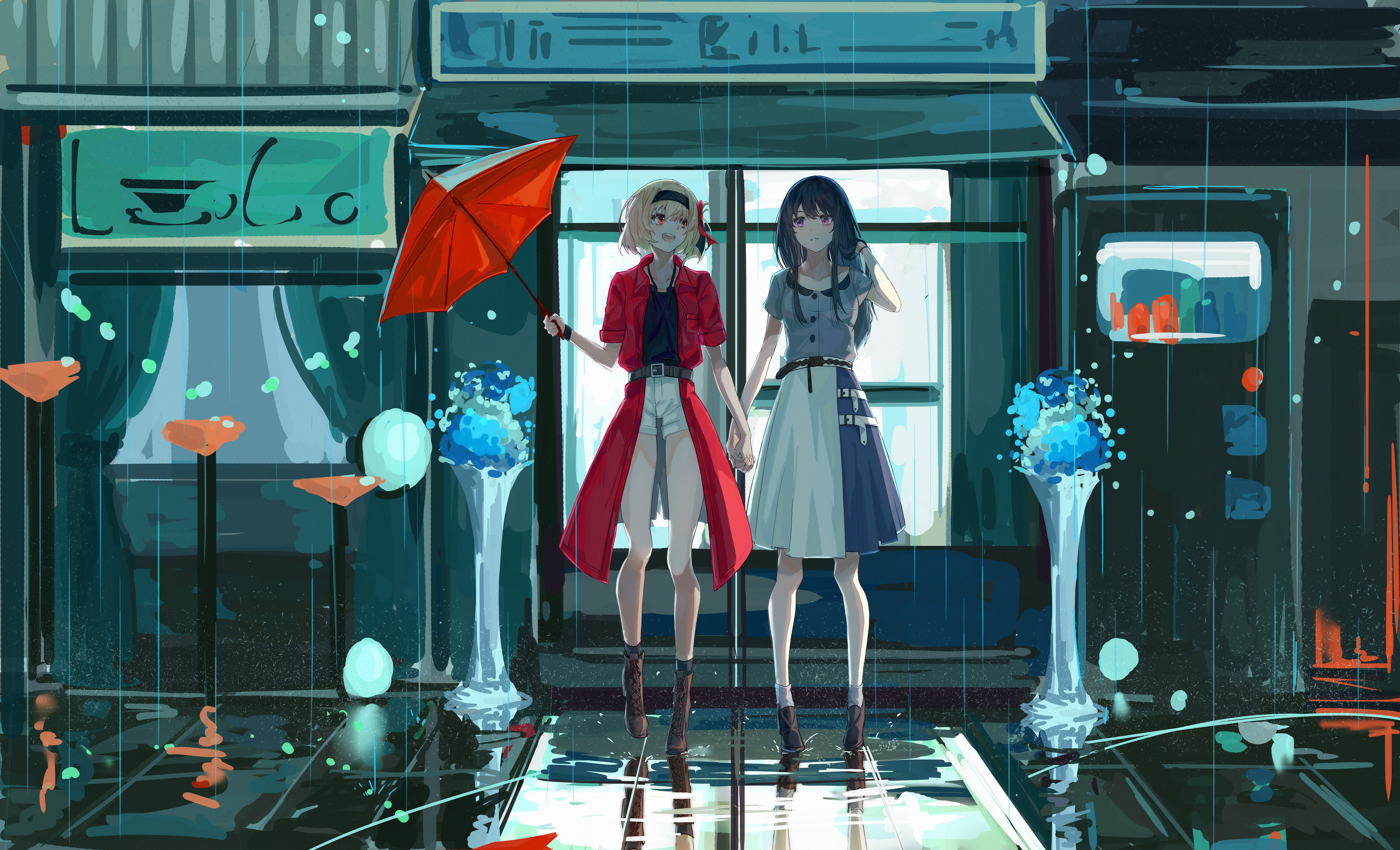 Lycoris Recoil, HD Anime, 4k Wallpaper, Image, Background, Photo and Picture