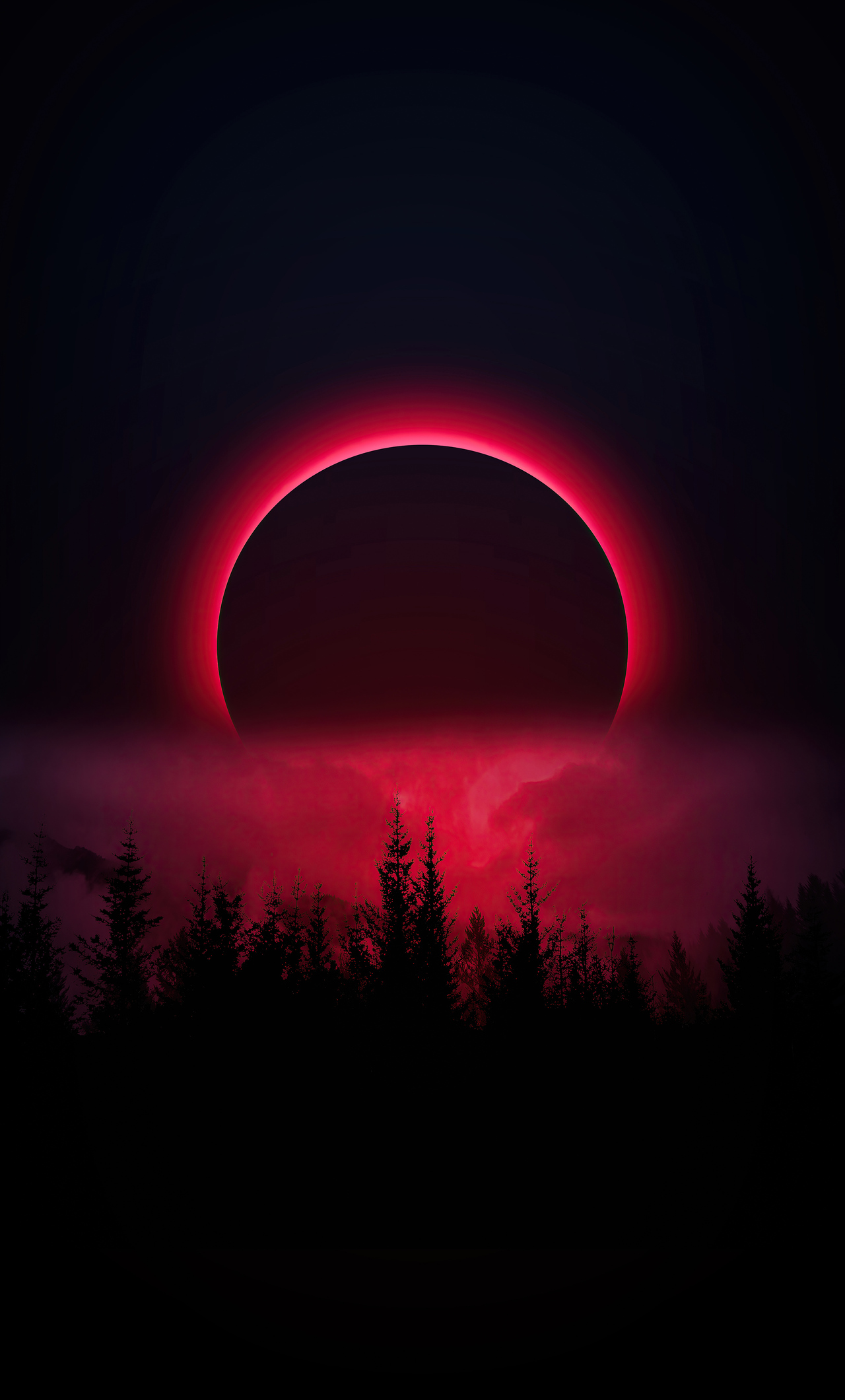 Red Moon iPhone HD 4k Wallpaper, Image, Background, Photo and Picture