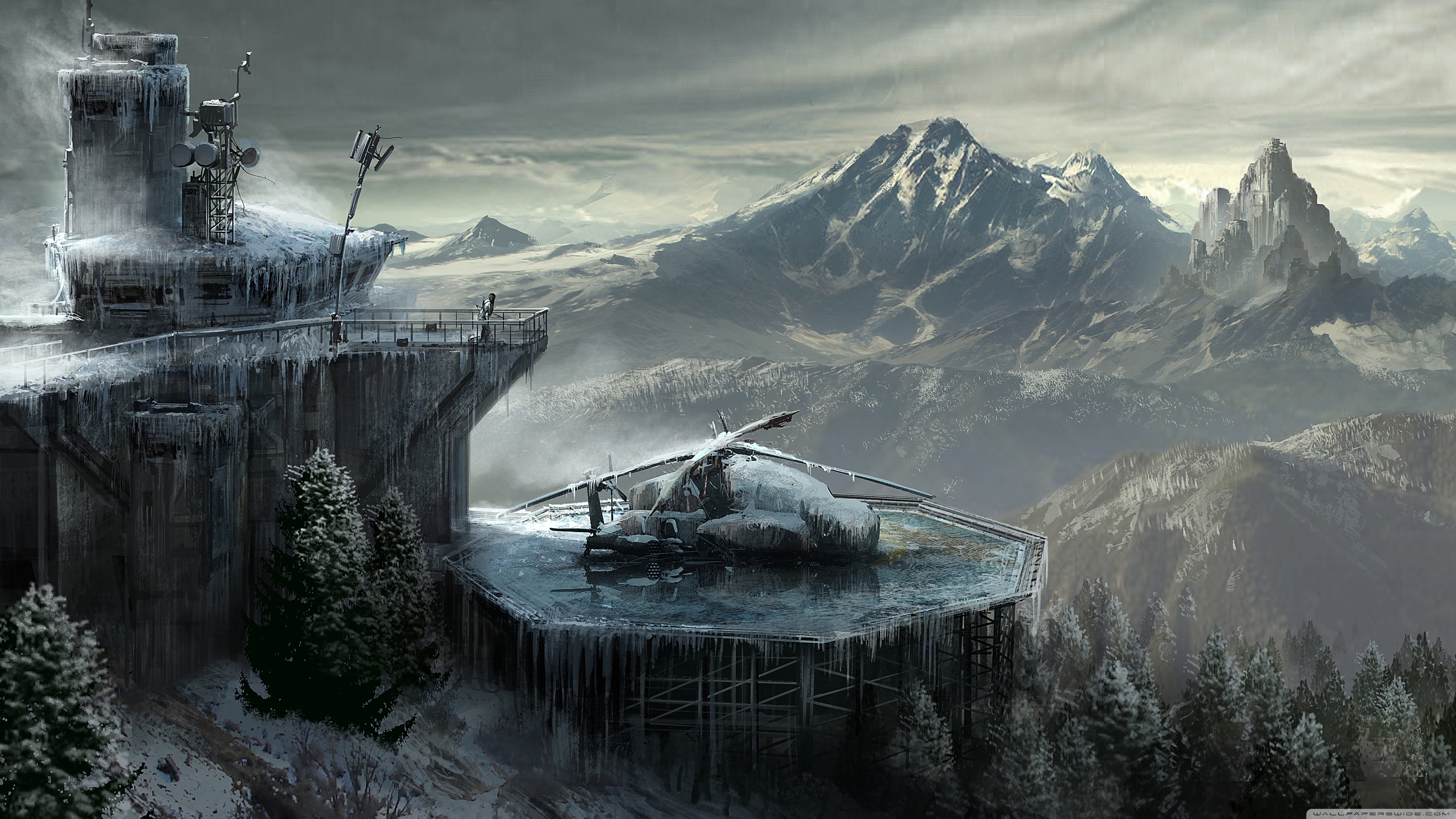 Rise Of The Tomb Raider Concept Art Ultra HD Desktop Background Wallpaper for 4K UHD TV, Widescreen & UltraWide Desktop & Laptop, Tablet