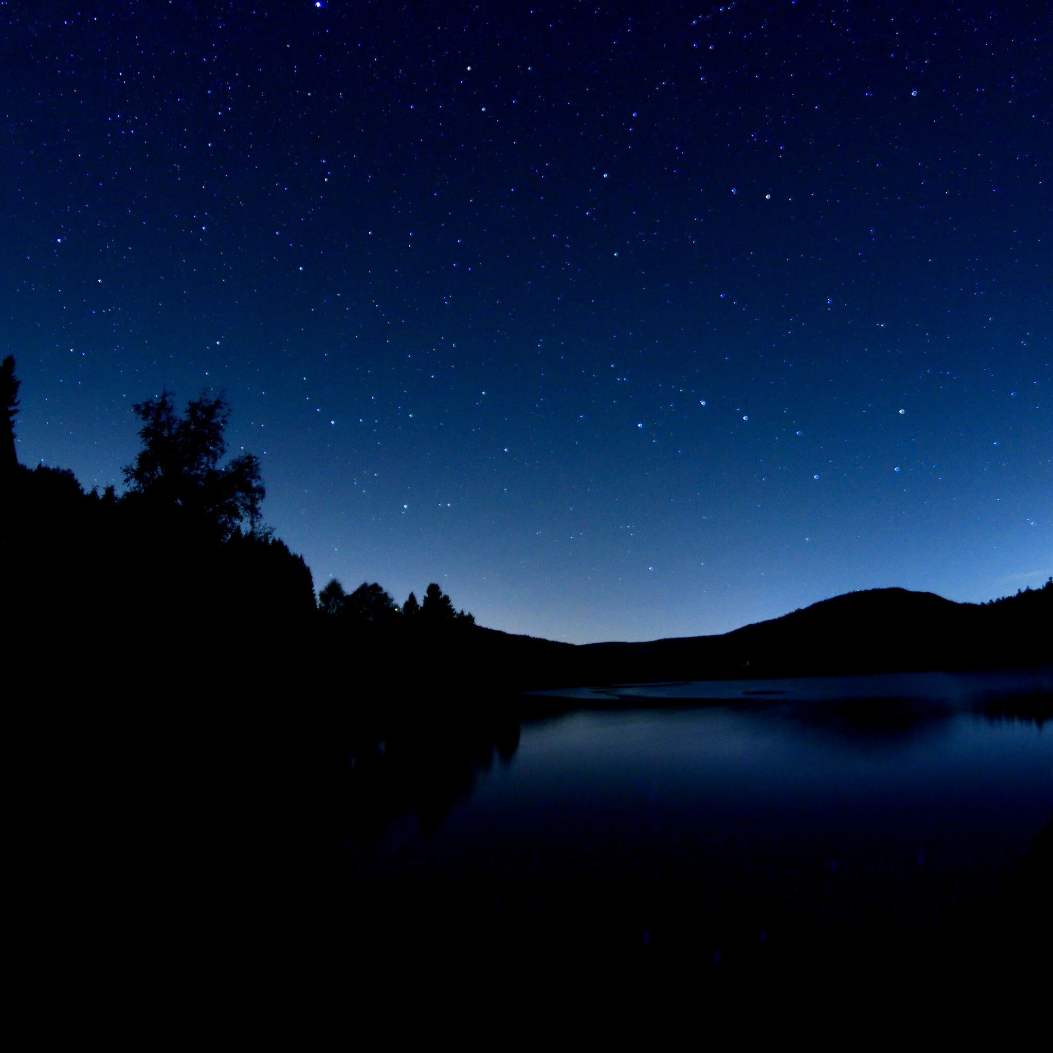 Dark Blue Evening iPad Air HD 4k Wallpaper, Image, Background, Photo and Picture