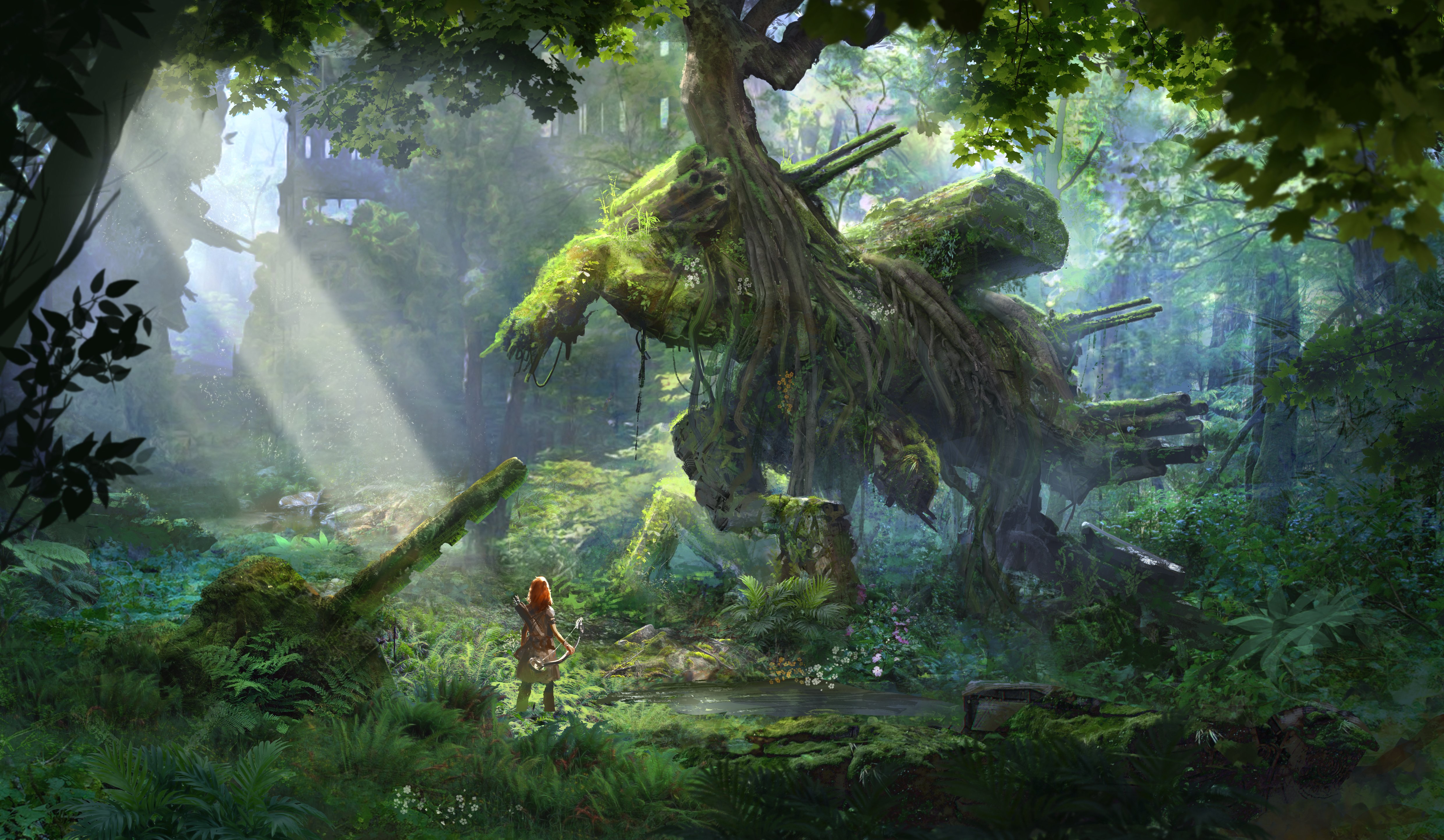 Horizon Zero Dawn Concept Art 5k, HD Games, 4k Wallpaper, Image, Background, Photo and Picture