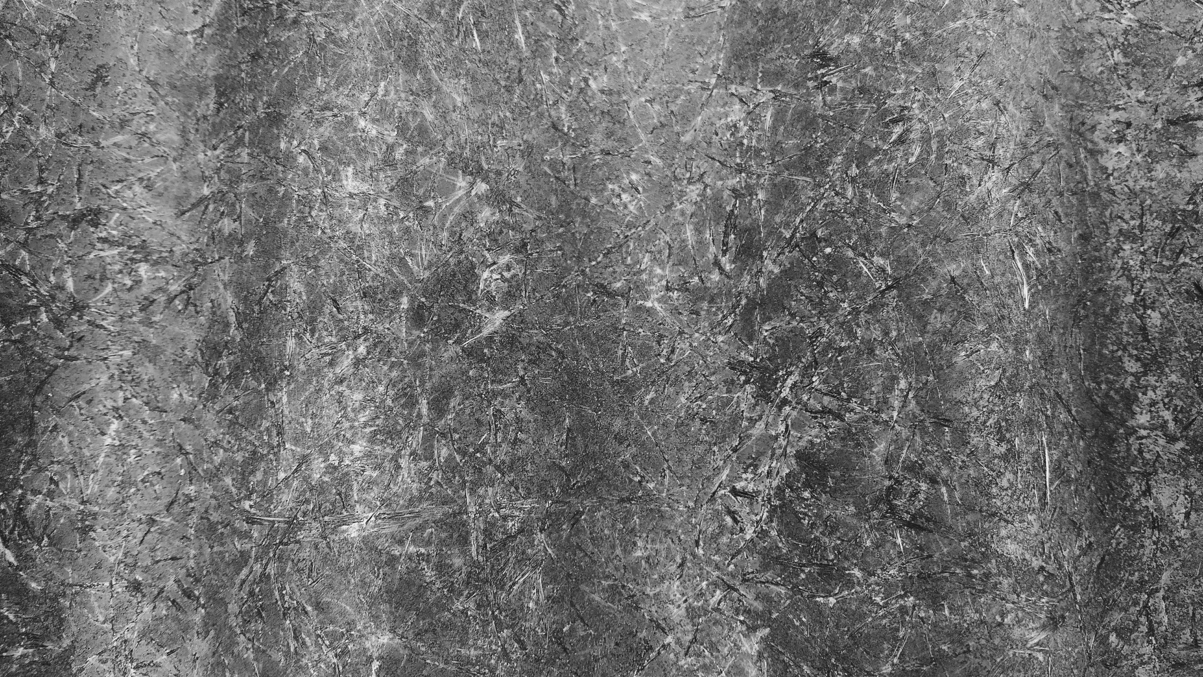 3840x2160 abstract, art, backdrop, background, black, black and white, black white, bw, concrete, cracked, cracks, distressed, floor, grey, material, metal, rough, scratched, stone, street, structure, texture, urban, wall, wallpa 4k