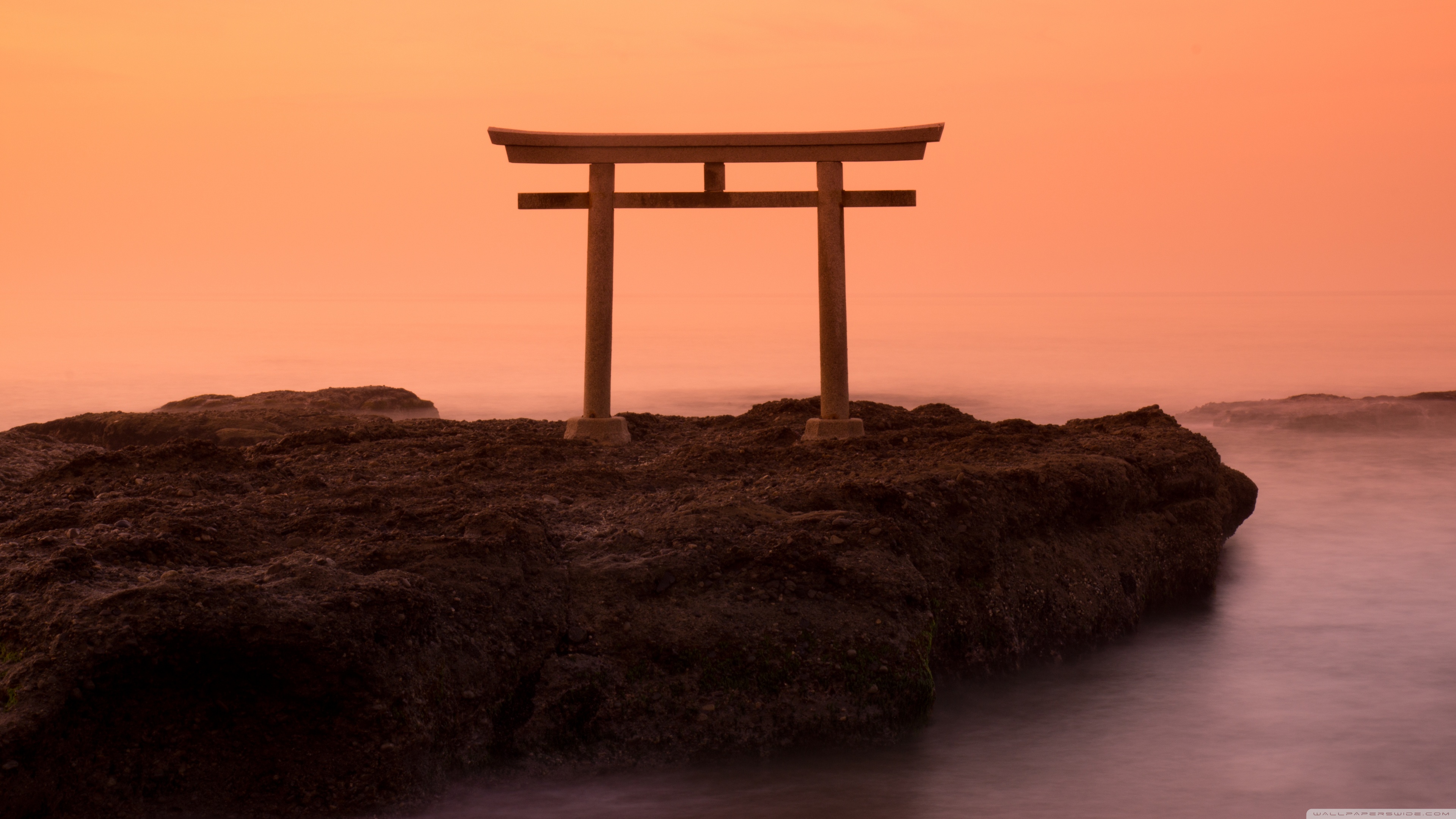 Sunrise View, Torii, Japan Ultra HD Desktop Background Wallpaper for 4K UHD TV, Widescreen & UltraWide Desktop & Laptop, Multi Display, Dual Monitor, Tablet