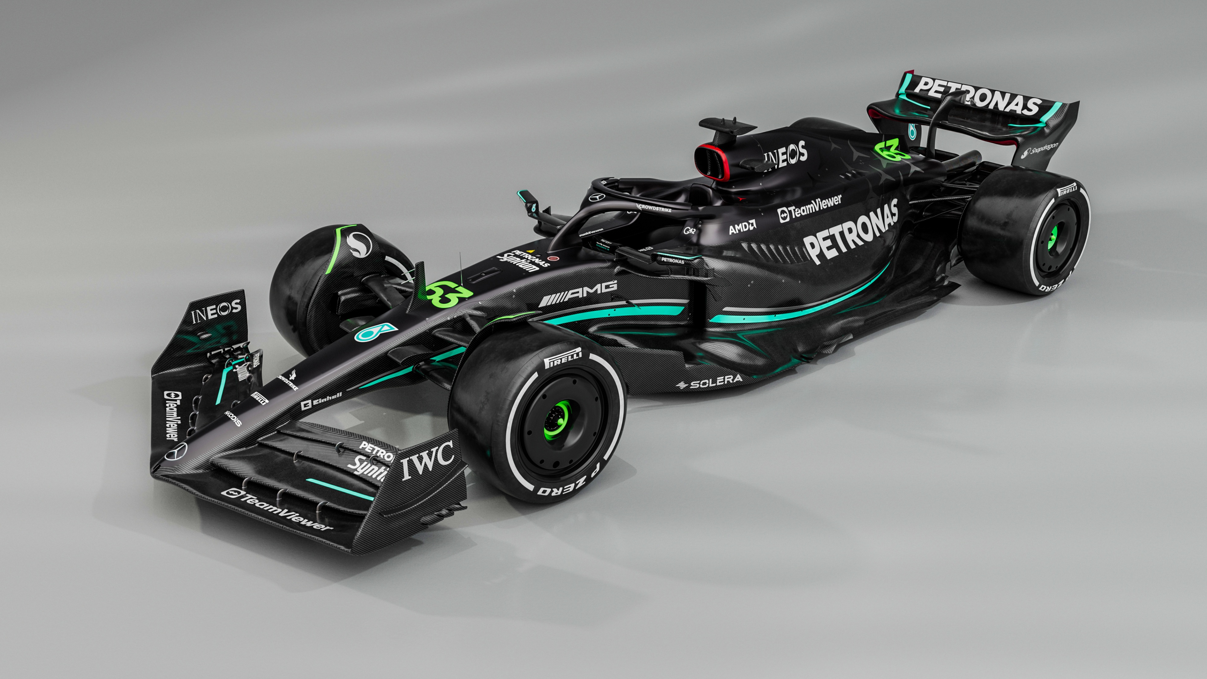 Mercedes AMG F1 W14 E Performance Wallpaper 4K, Formula E Racing Car