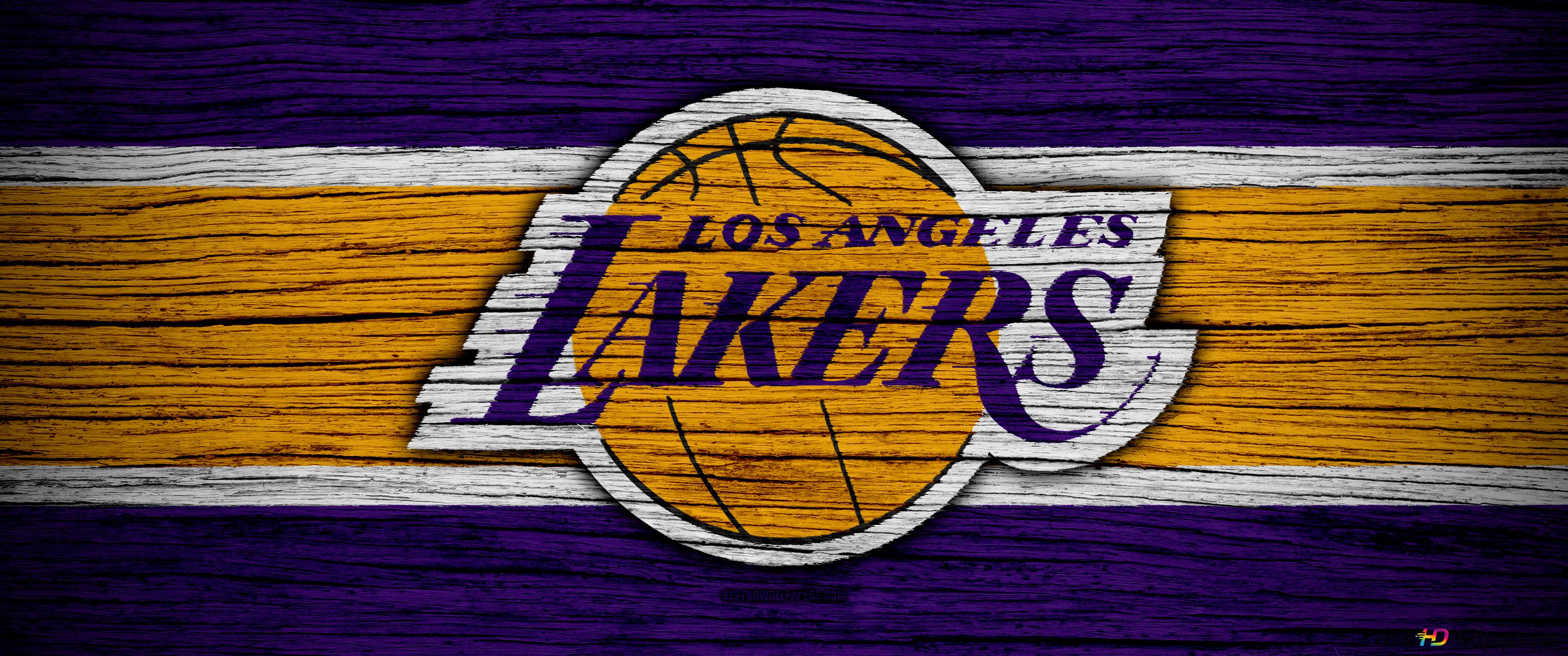 LA Lakers Logo 4K wallpaper download