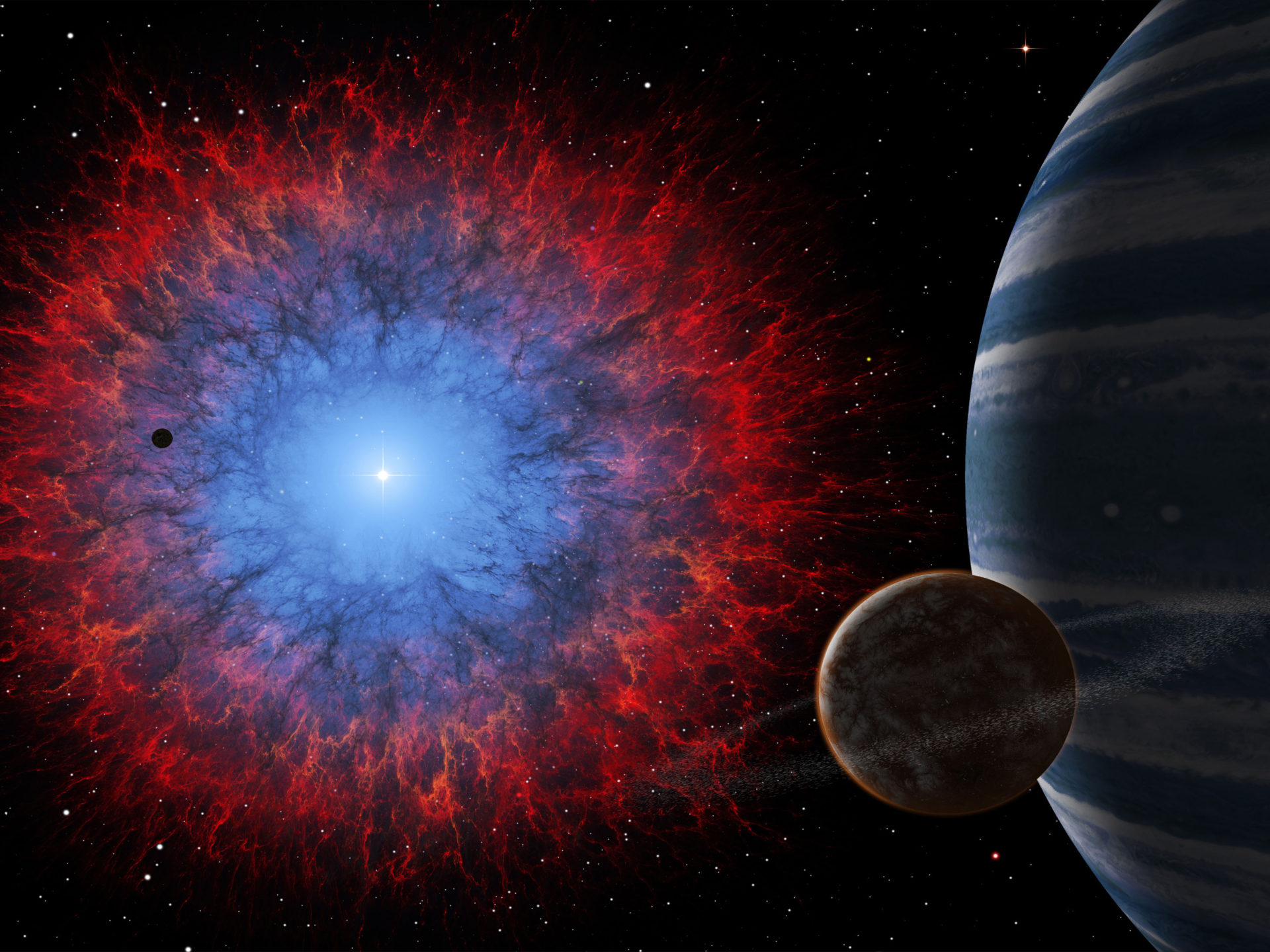 Universe Nebula Dark Space Planets 4k Ultra HD Wallpaper 5200x3250, Wallpaper13.com