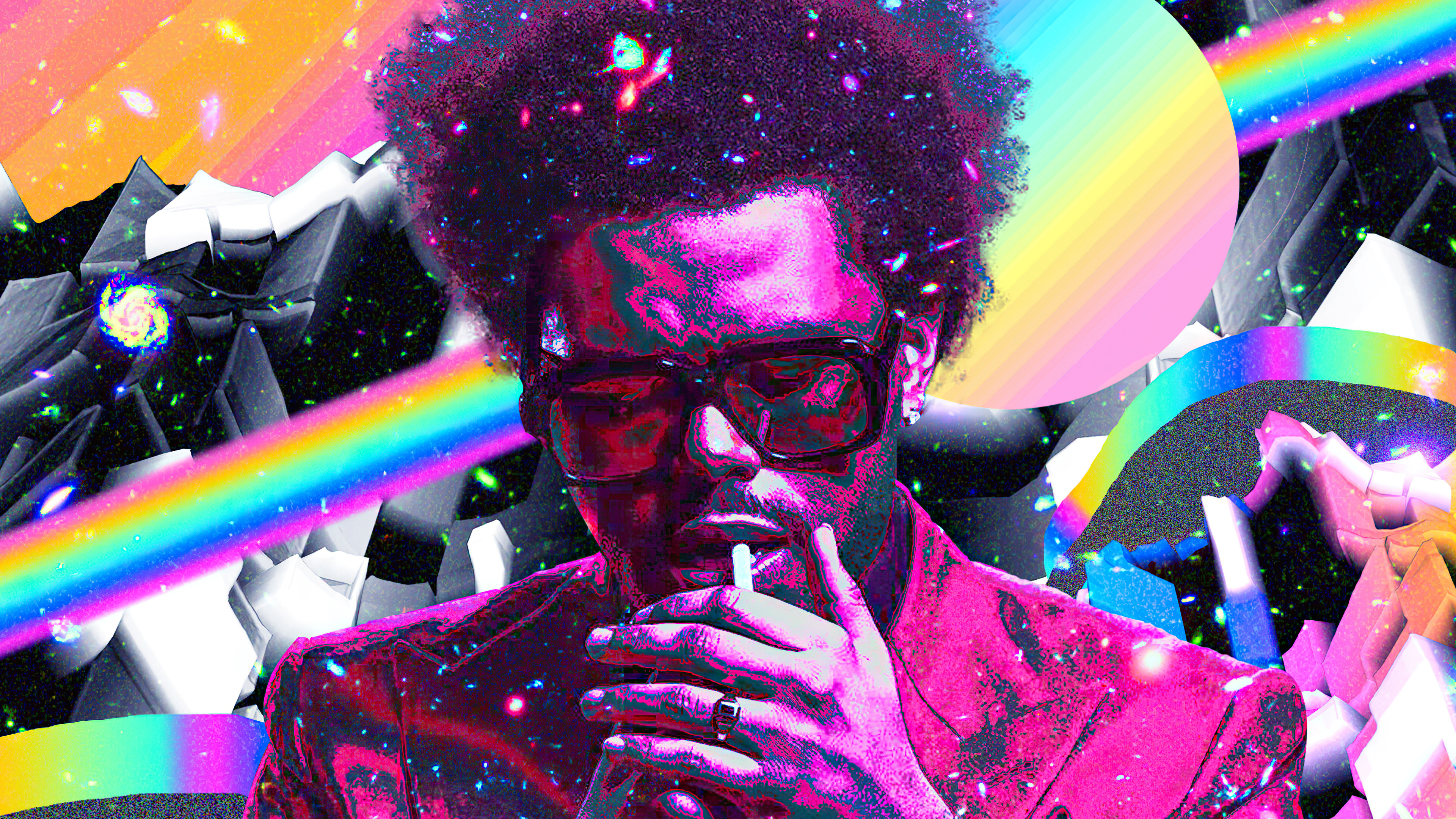 The Weeknd Colorful Paintart 4k, HD Music, 4k Wallpaper, Image, Background, Photo and Picture