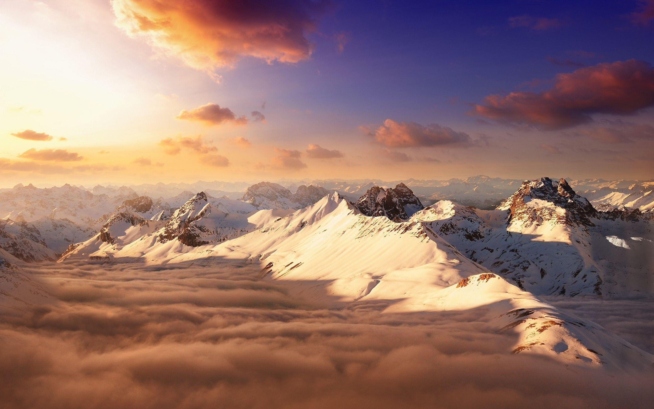 Sky and Mountain Wallpaper