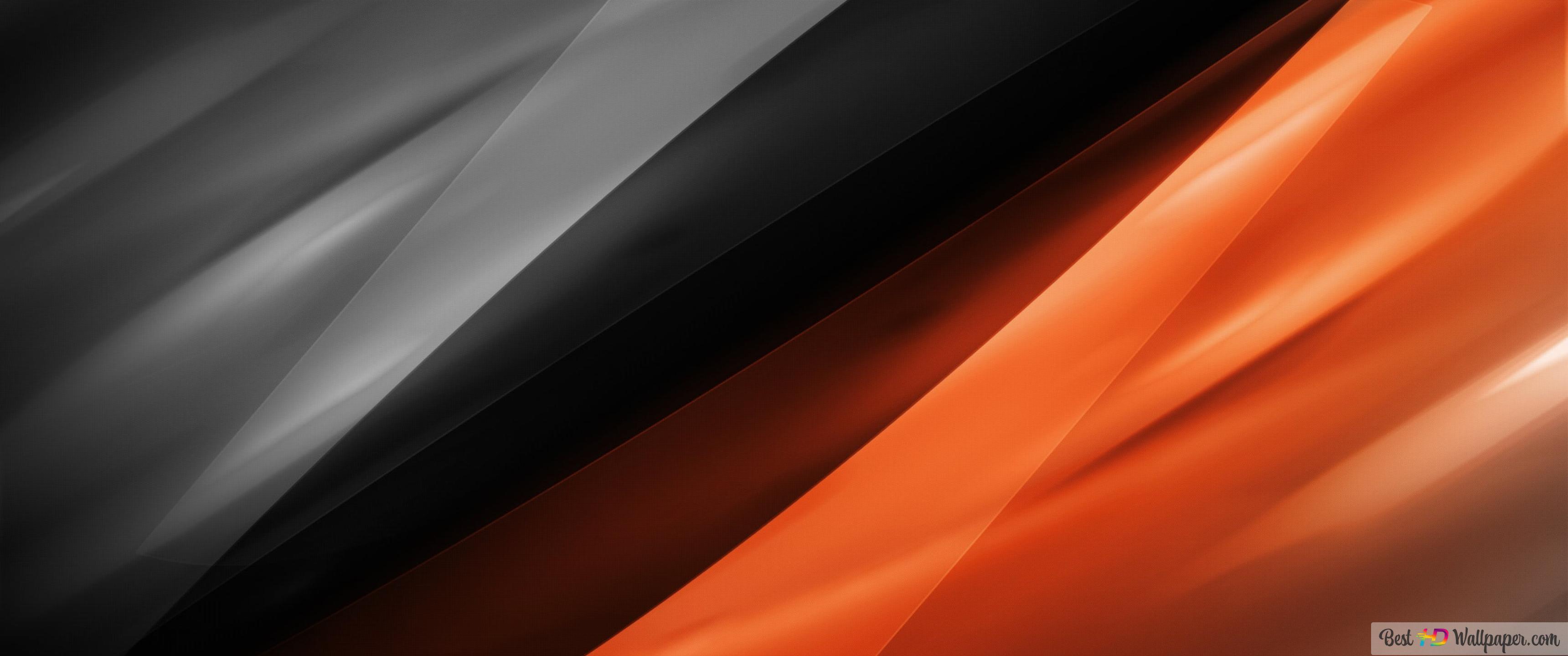 Orange, black, and gray clip art, background 4K wallpaper download