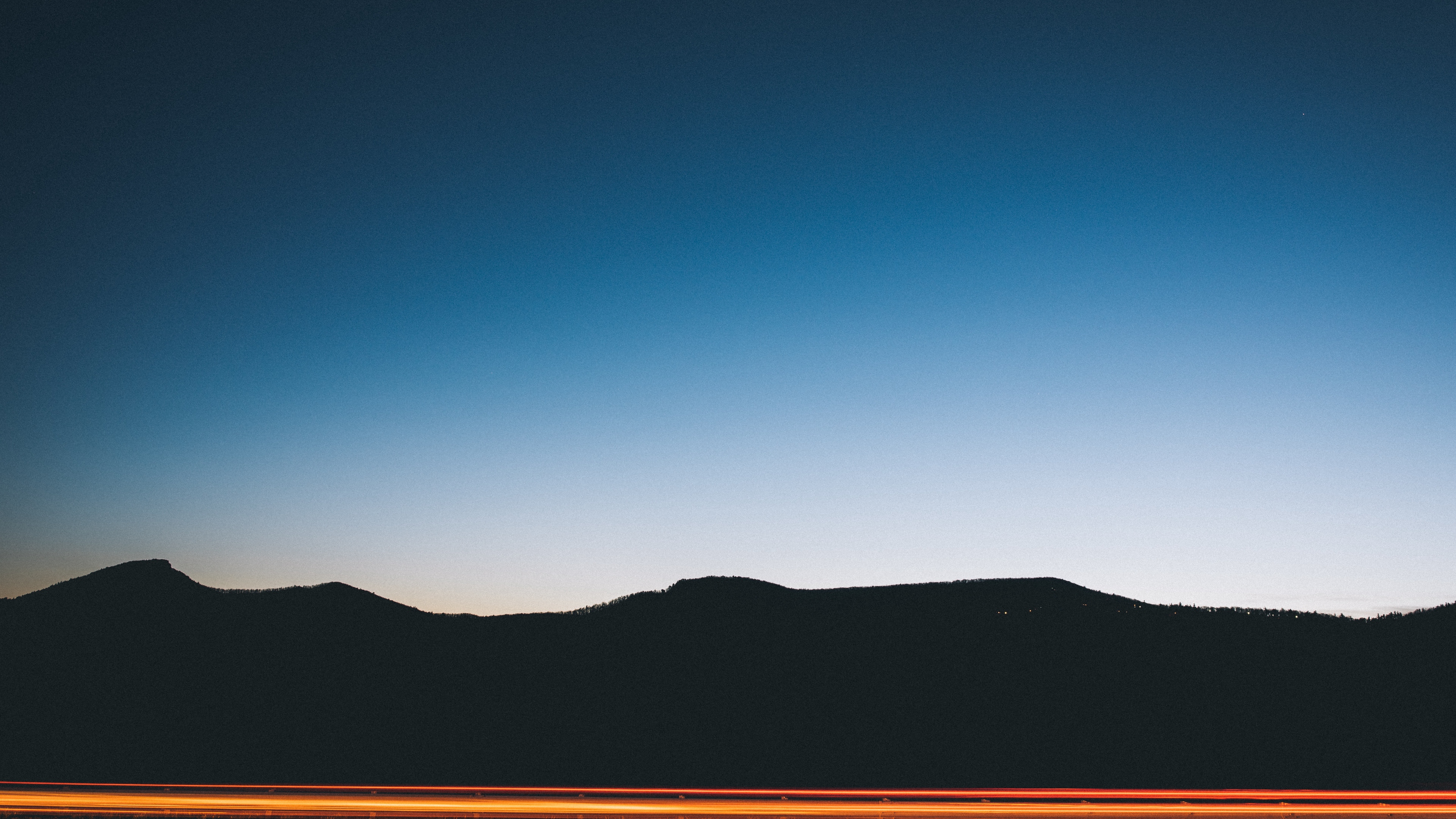 Wallpaper 4k horizon, mountains, sky 4k Wallpaper