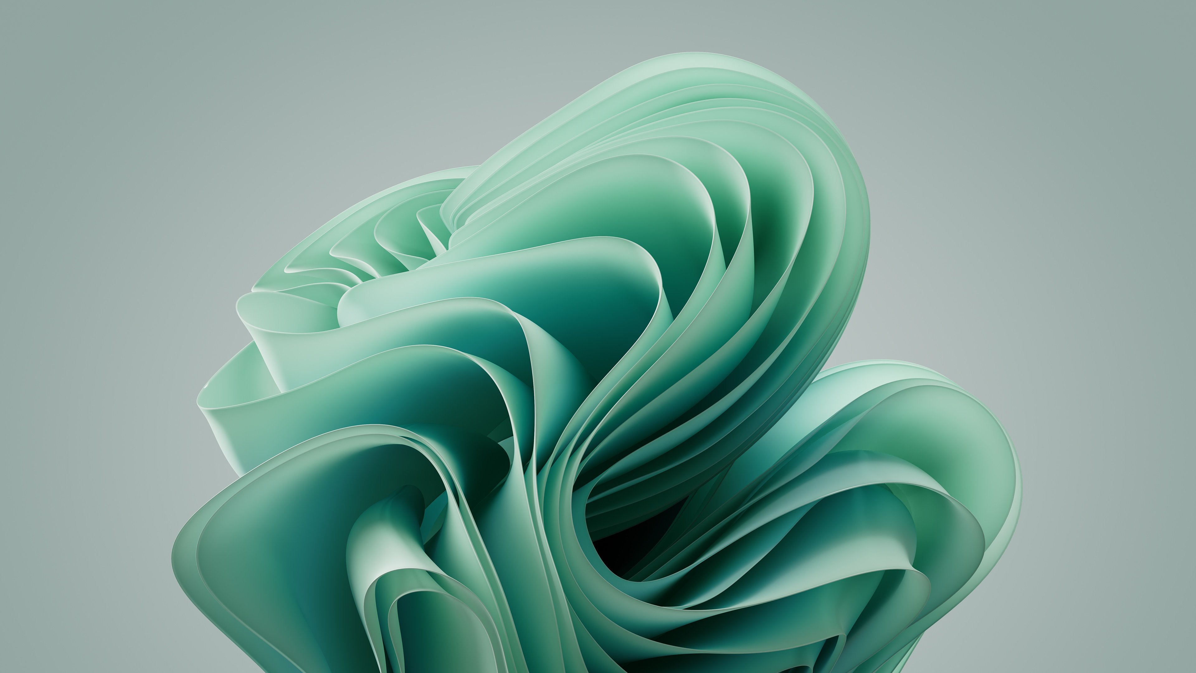 Surface Lap Wallpaper 4K, Teal abstract, Stock