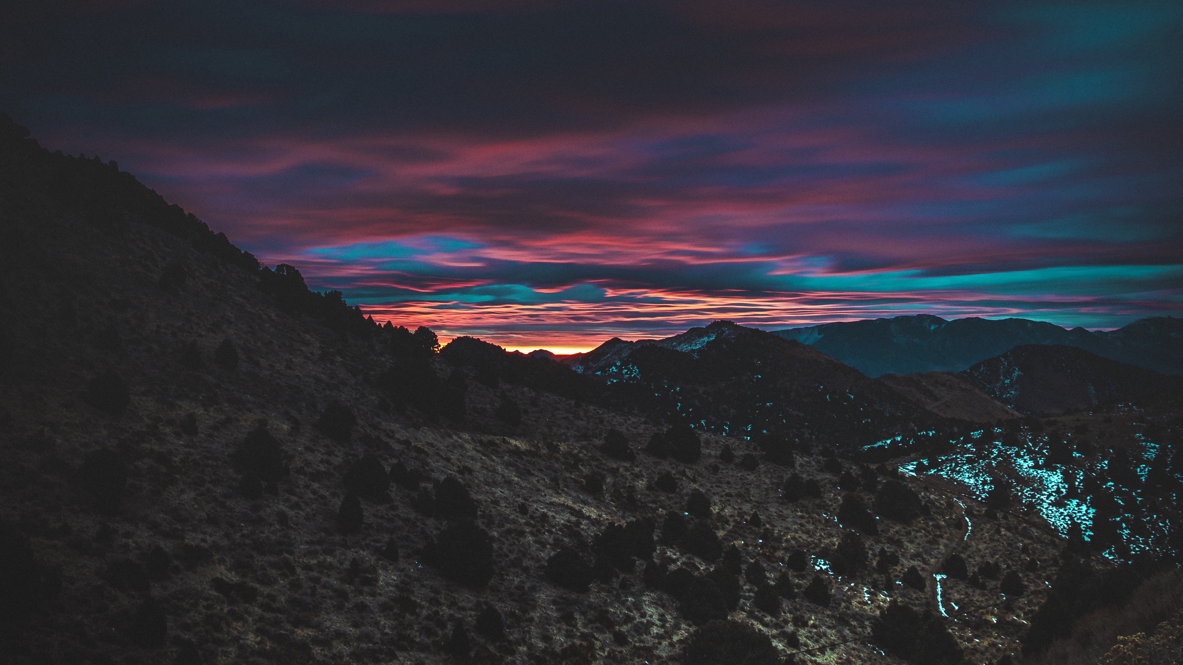 Mountain Sky 4K wallpaper