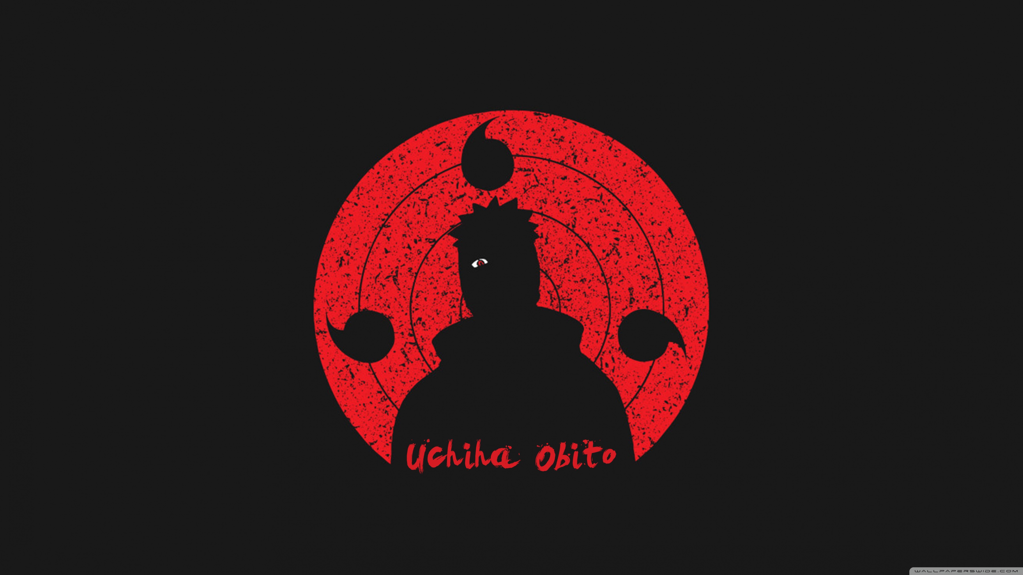 Uchiha Obito Sharingan in Naruto Shippuden Ultra HD Desktop Background Wallpaper for 4K UHD TV