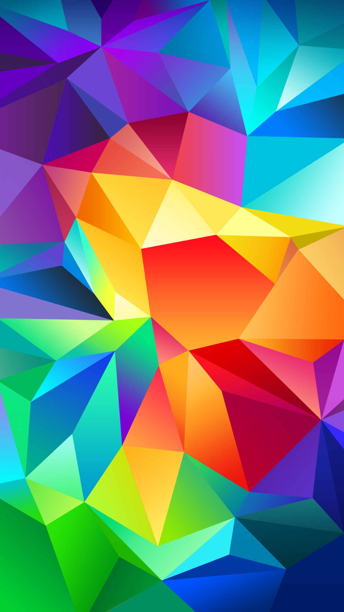 Wallpaper polygon, 4k, HD wallpaper, android wallpaper, triangle, background, orange, red, blue, pattern, OS