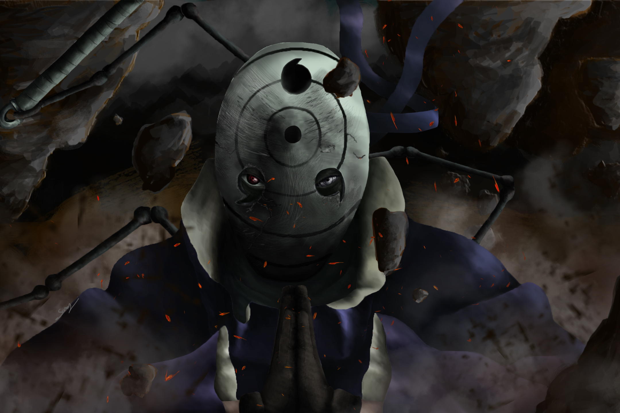 HD desktop wallpaper: Anime, Naruto, Sharingan (Naruto), Obito Uchiha, Rinnegan (Naruto) download free picture