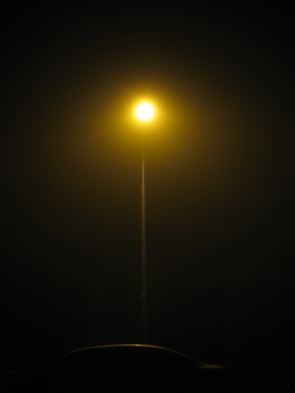 Street Lamp Night Autumn