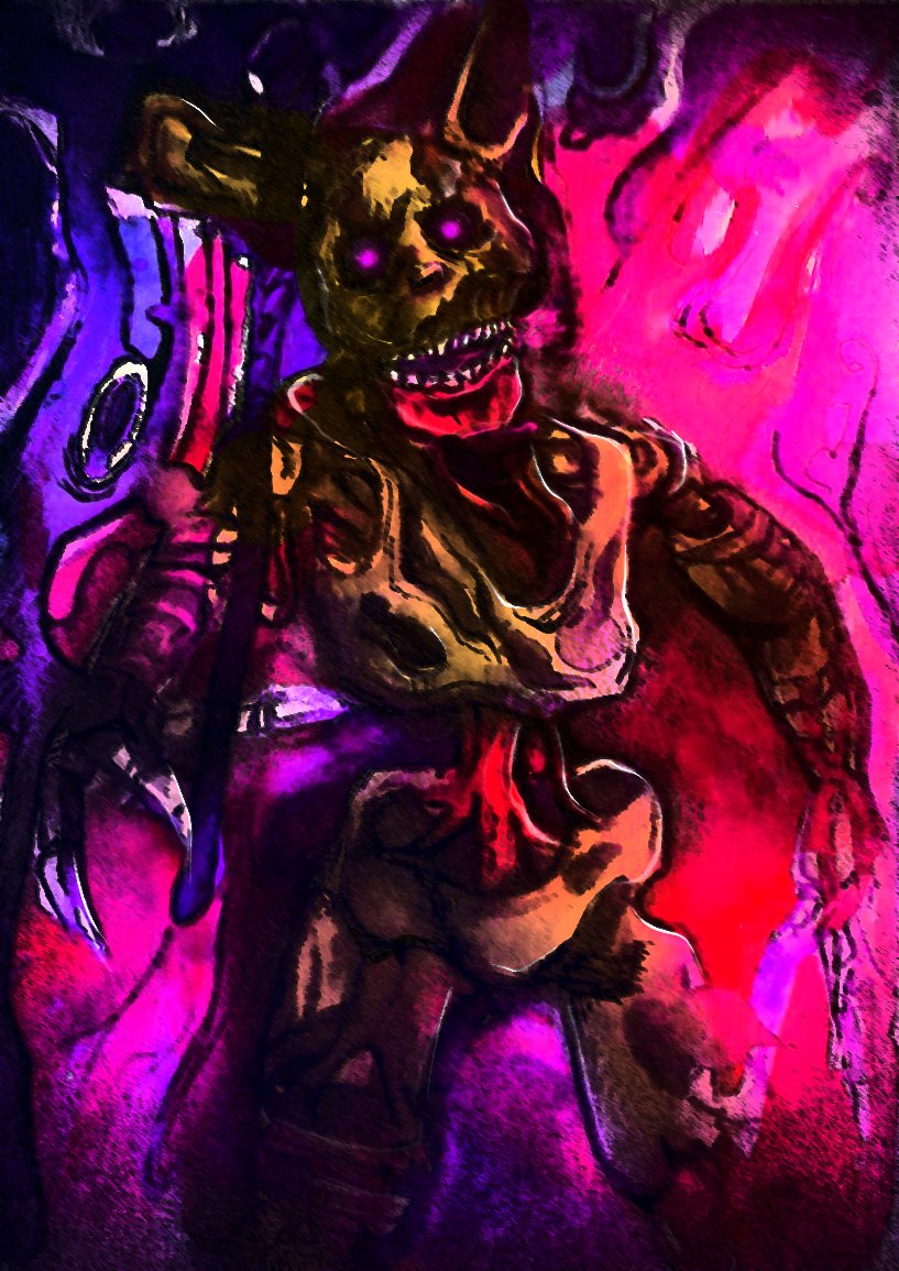 X \ lazydebbie على X: Burntrap #fnaf #SecurityBreach #fnafsecuritybreach #fnaffanart #fnafsb #Burntrap #abstract