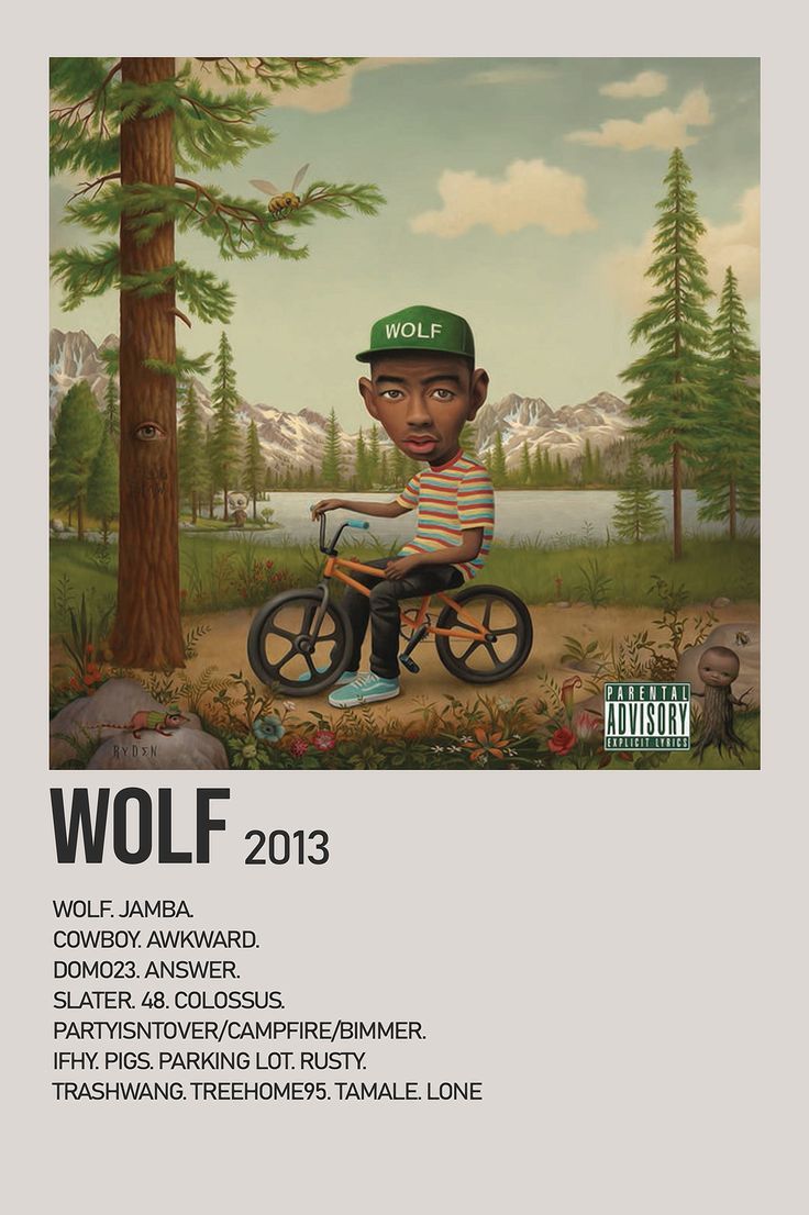 Made this today! recreating tyler the creator WOLF album cover in 3D :  r/blender