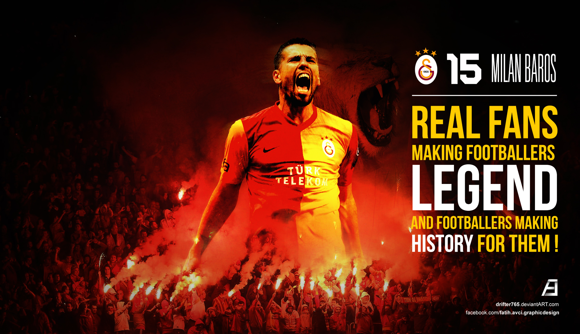 Wallpaper, 2241x1291 px, Galatasaray S K, Milan Baros, soccer 2241x1291