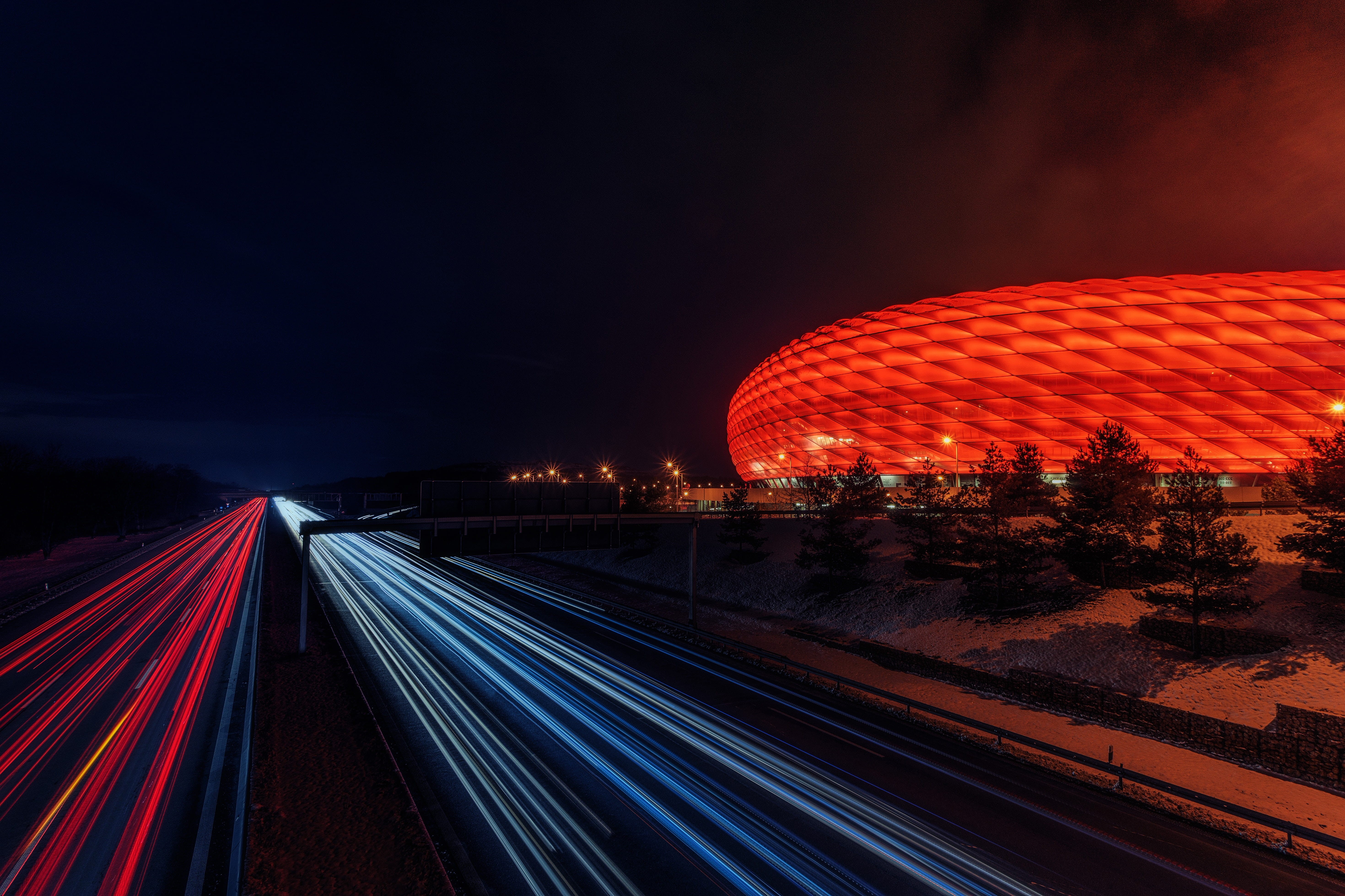 Allianz Arena 1080P, 2k, 4k Full HD Wallpaper, Background Free Download