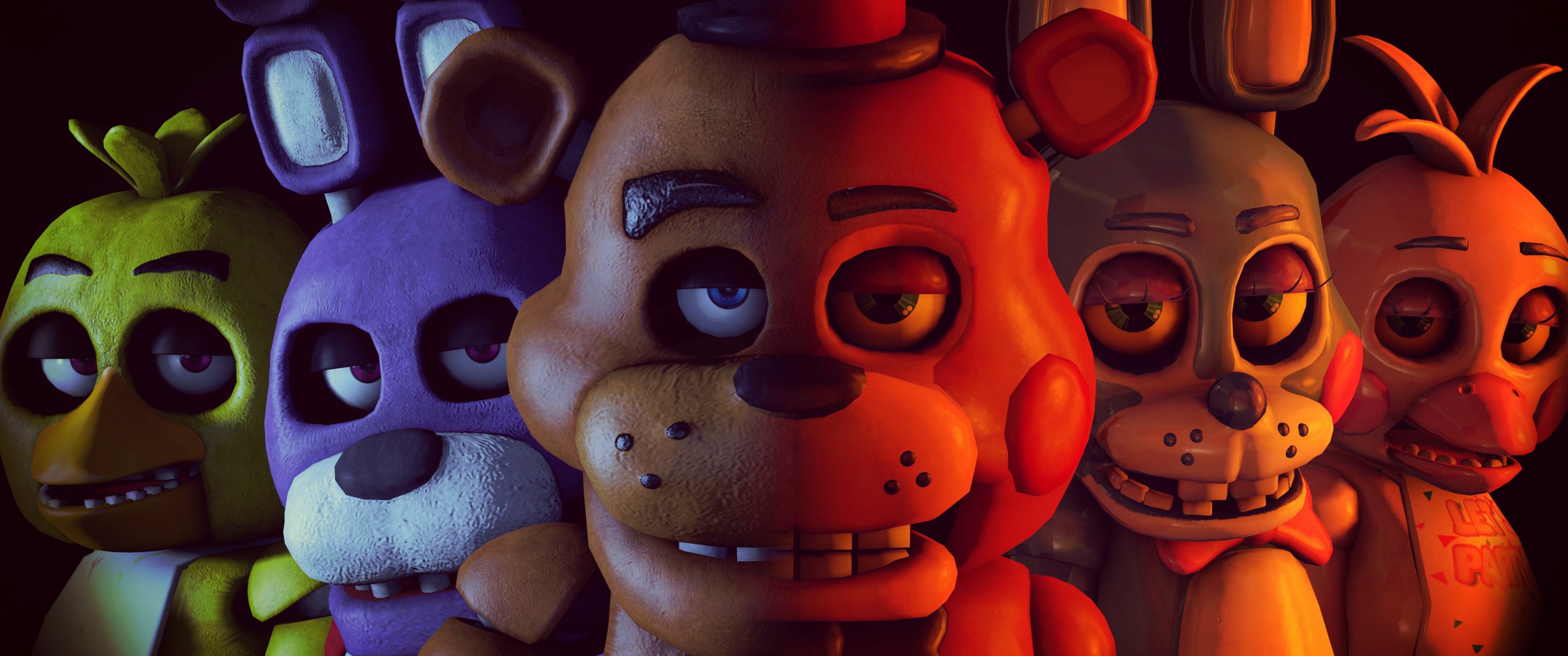 FNAF Wallpaper 4K, Horror games