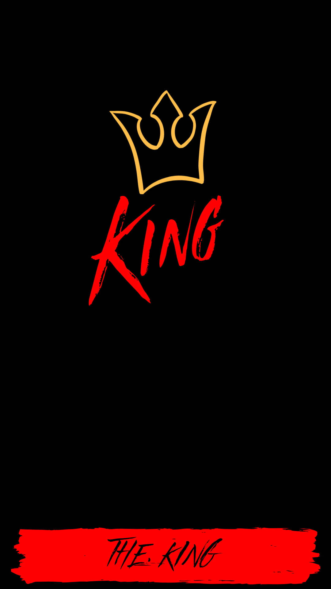 Download Gold And Red King iPhone Wallpaper