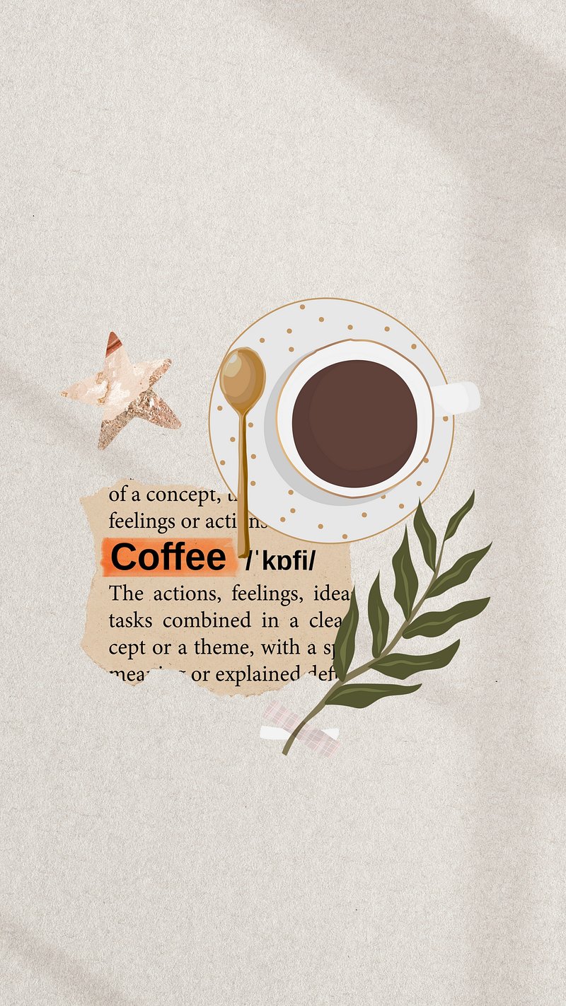 Coffee Aesthetic Wallpaper Illustration Image Wallpaper
