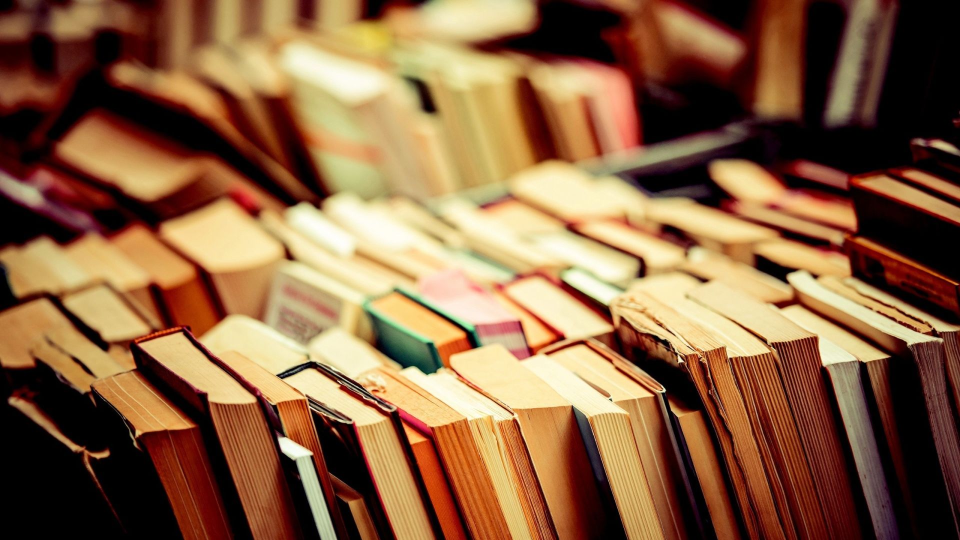 Desktop Wallpaper Books, Library, Arrangment, HD Image, Picture, Background, Qao5ki