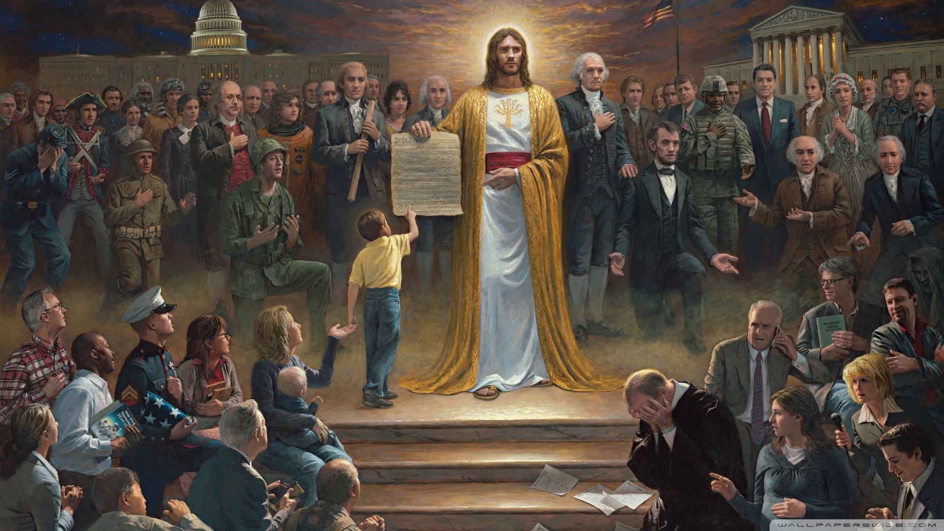 Jesus Returns To Earth Ultra HD Desktop Background Wallpaper for 4K UHD TV, Multi Display, Dual Monitor