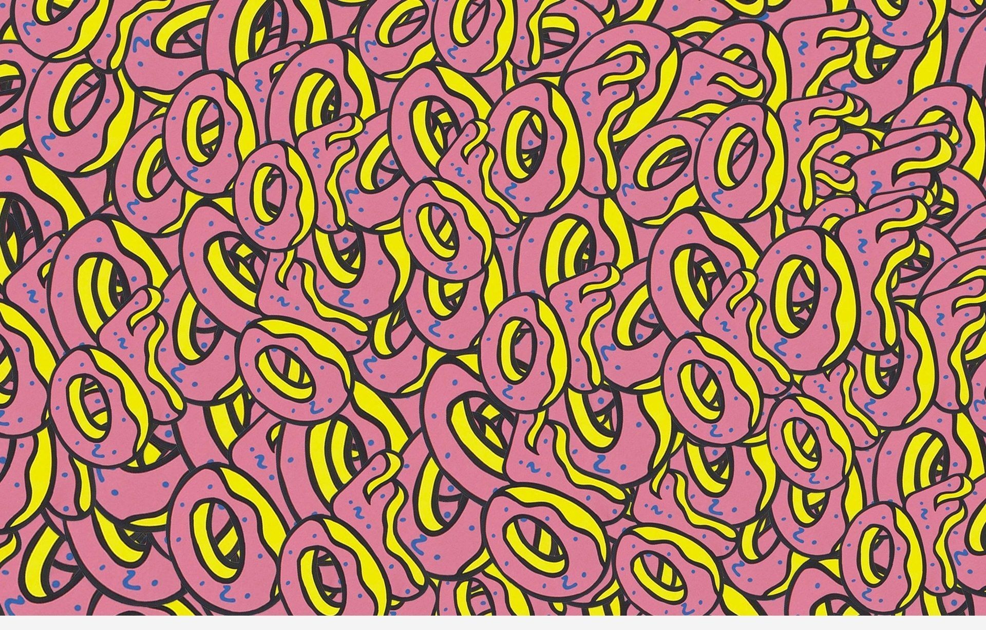 Simpsons Donut Laptop Wallpaper