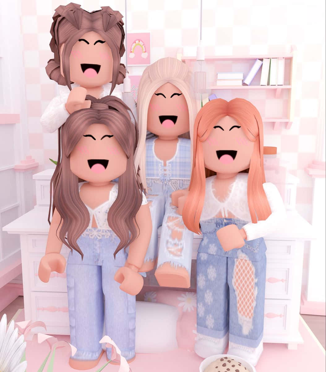 Cute Aesthetic Bestie Gfx, Cute Tumblr Wallpaper, Roblox