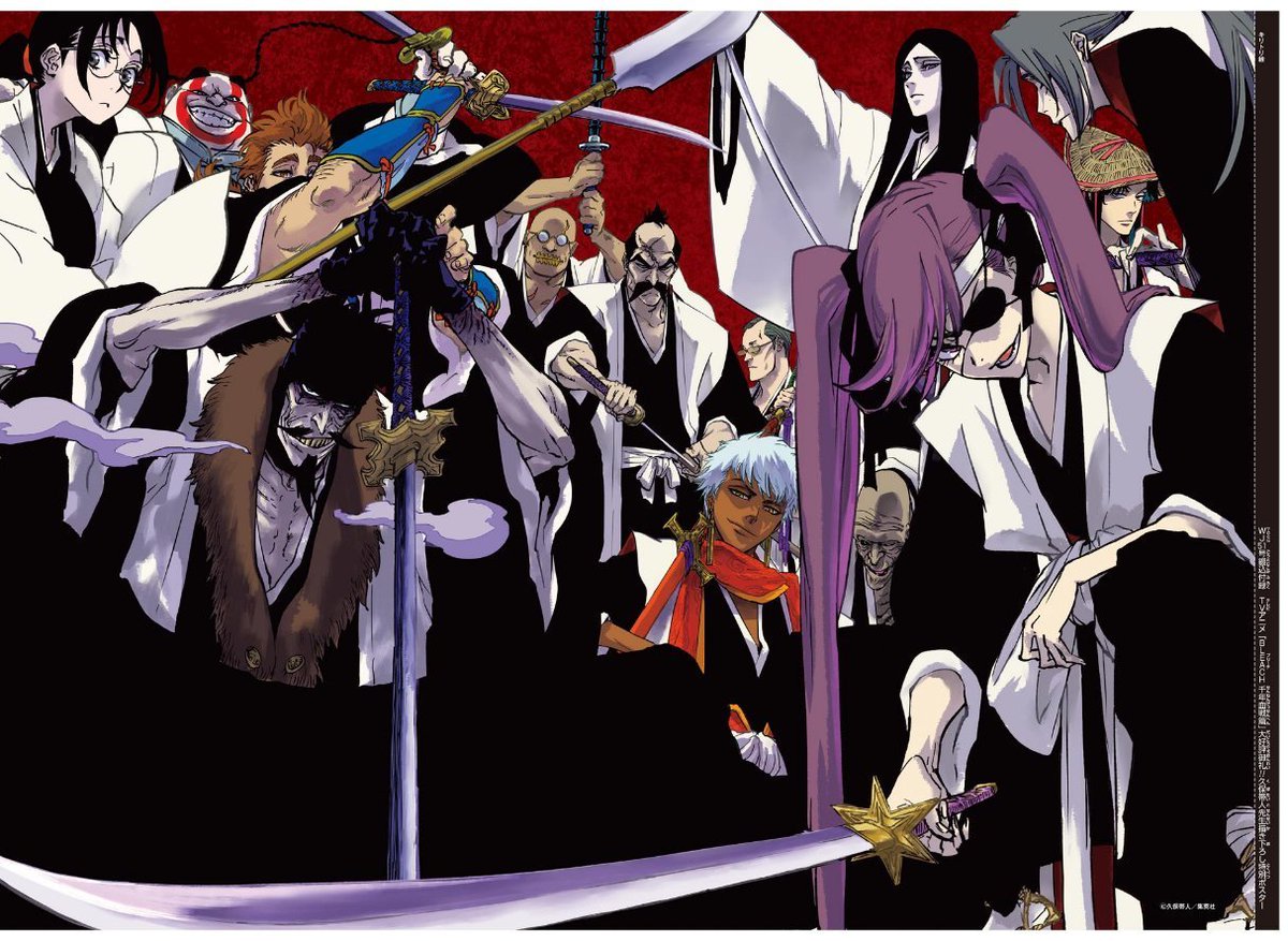 Original Gotei 13 and Current Gotei 13 HD pictures. : r/bleach