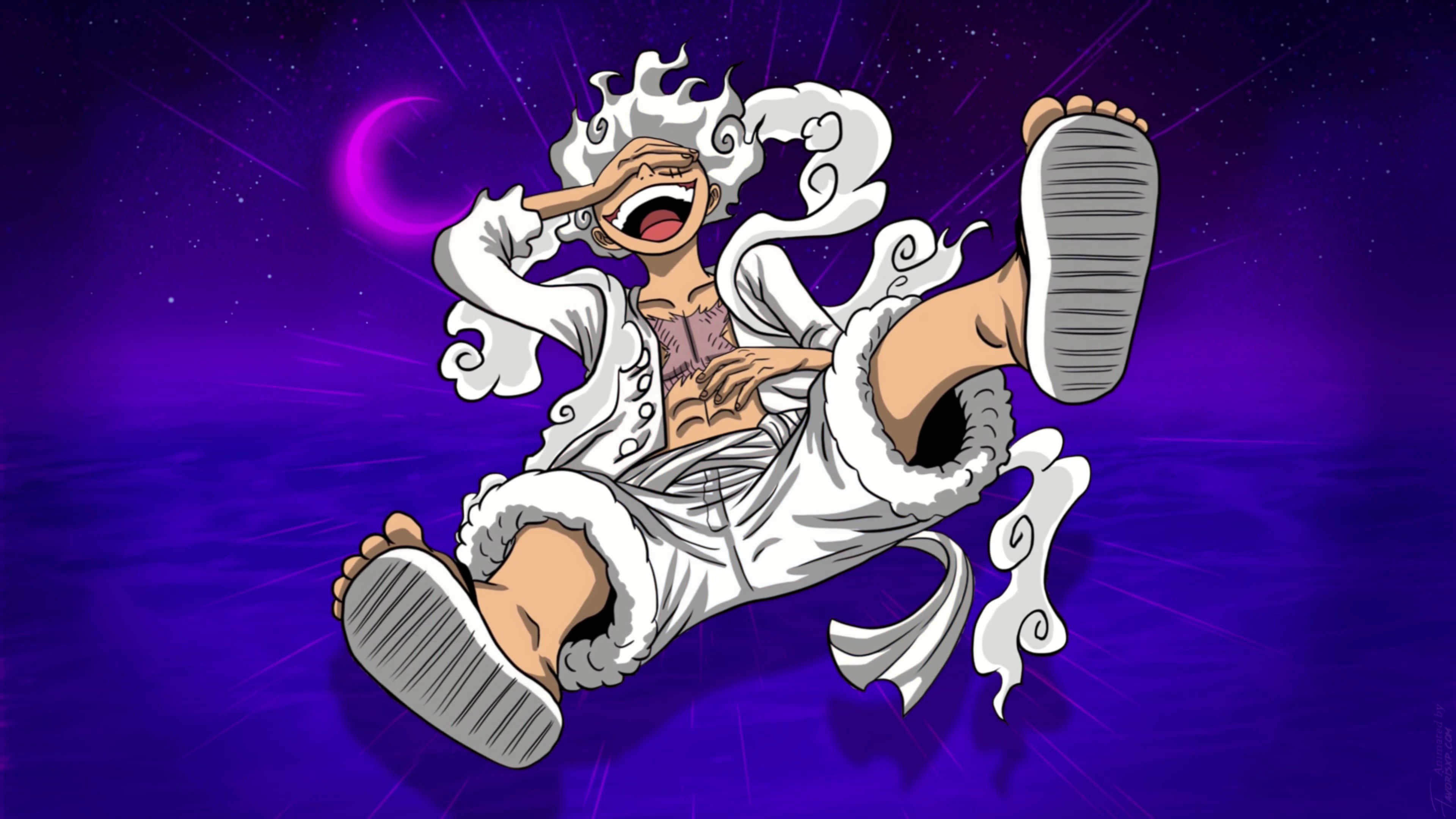 One Piece Monkey D Luffy Gear 5 Animated Wallpaper