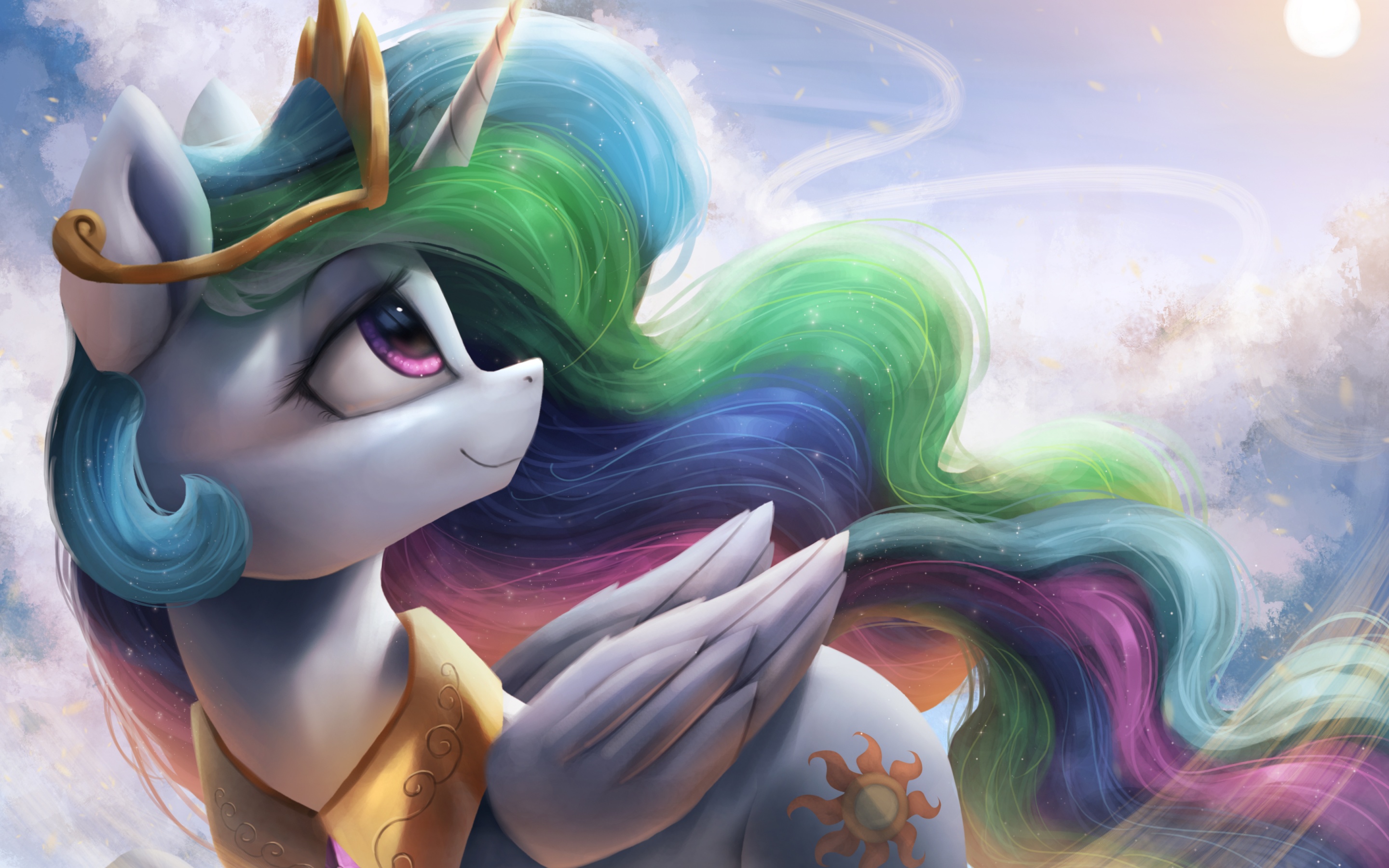 Princess Celestia Wallpaper 4K