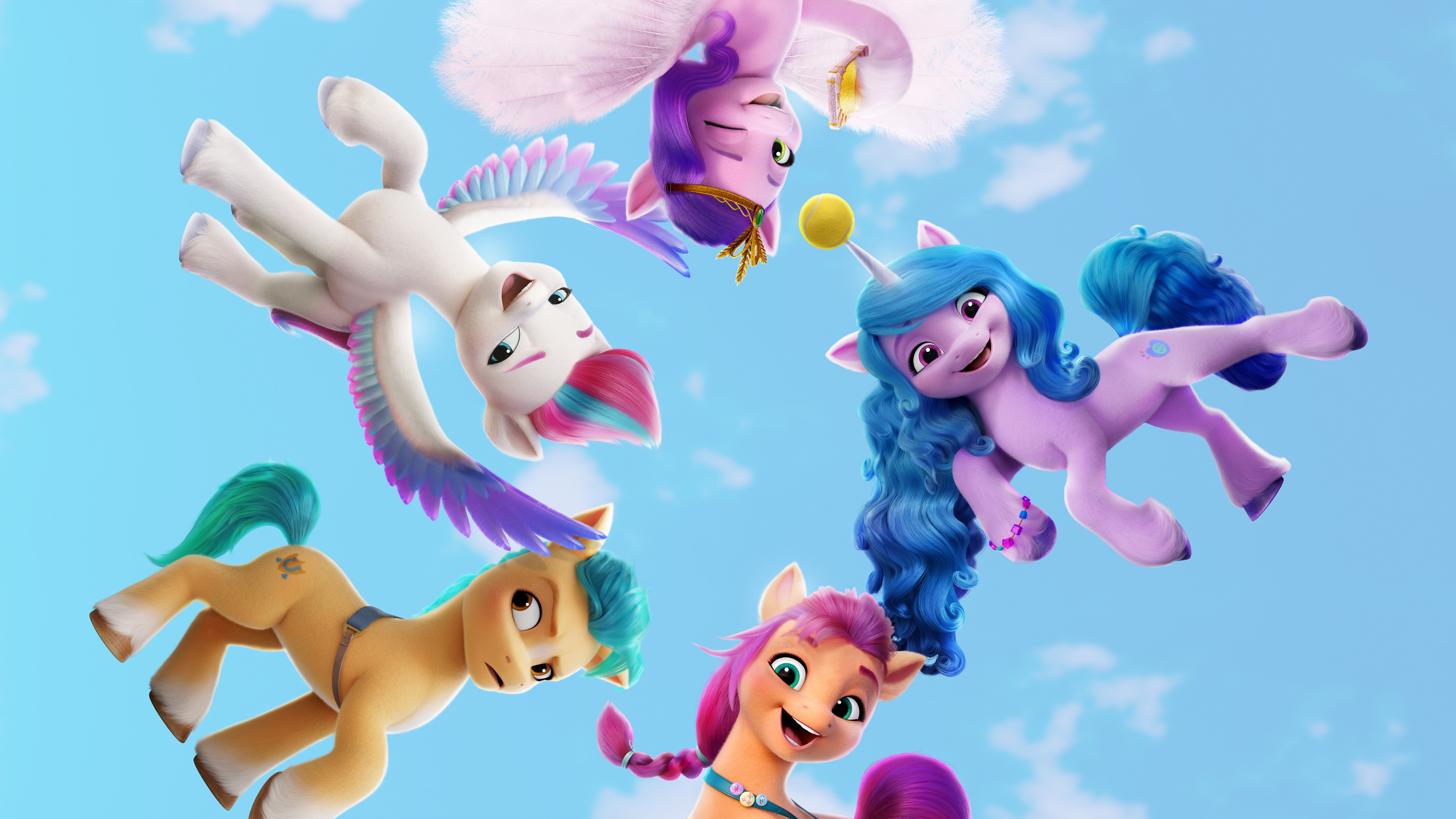 My Little Pony: A New Generation Wallpaper 4K, Animation movies