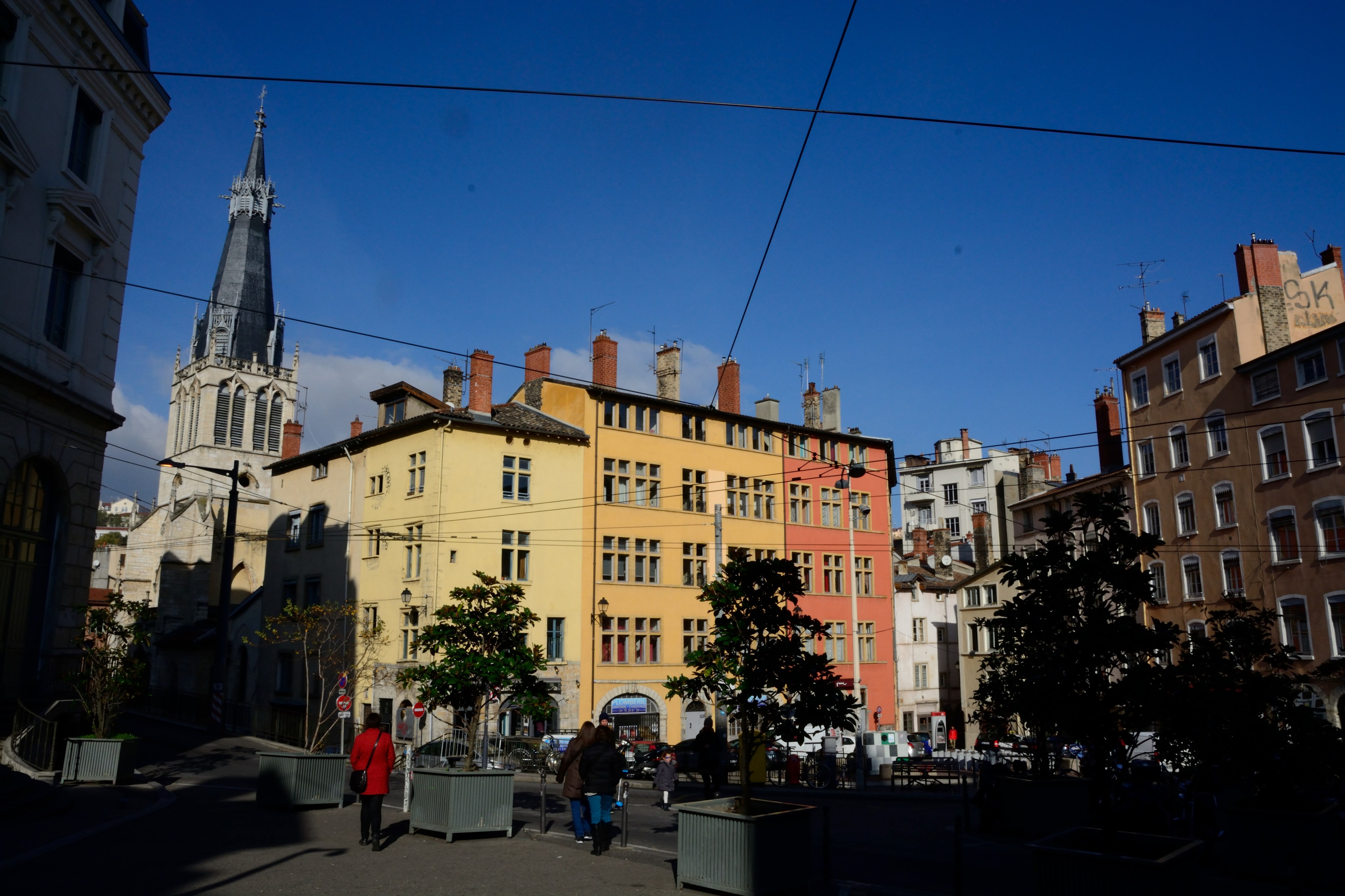 Wallpaper / saint paul district in lyon 4k wallpaper free download