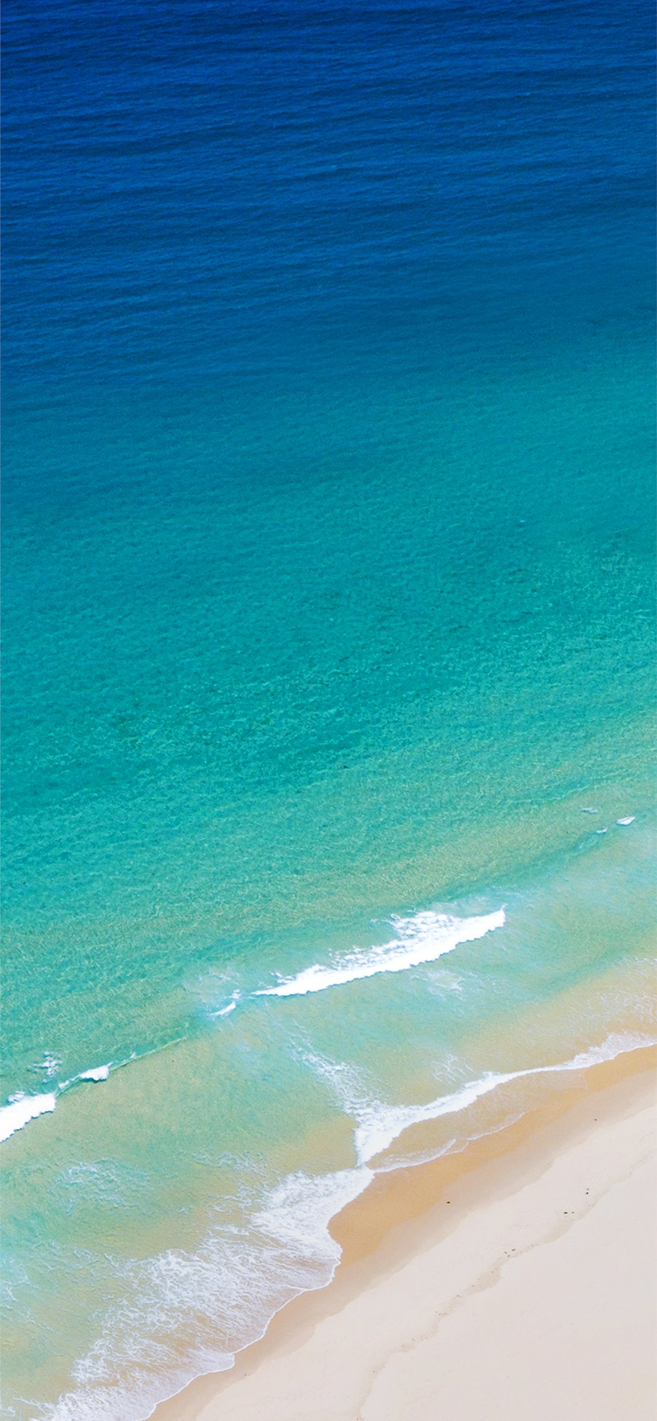 Beach for Phone with Blue Wave in Close Up HD iPhone Wallpaper Free Download