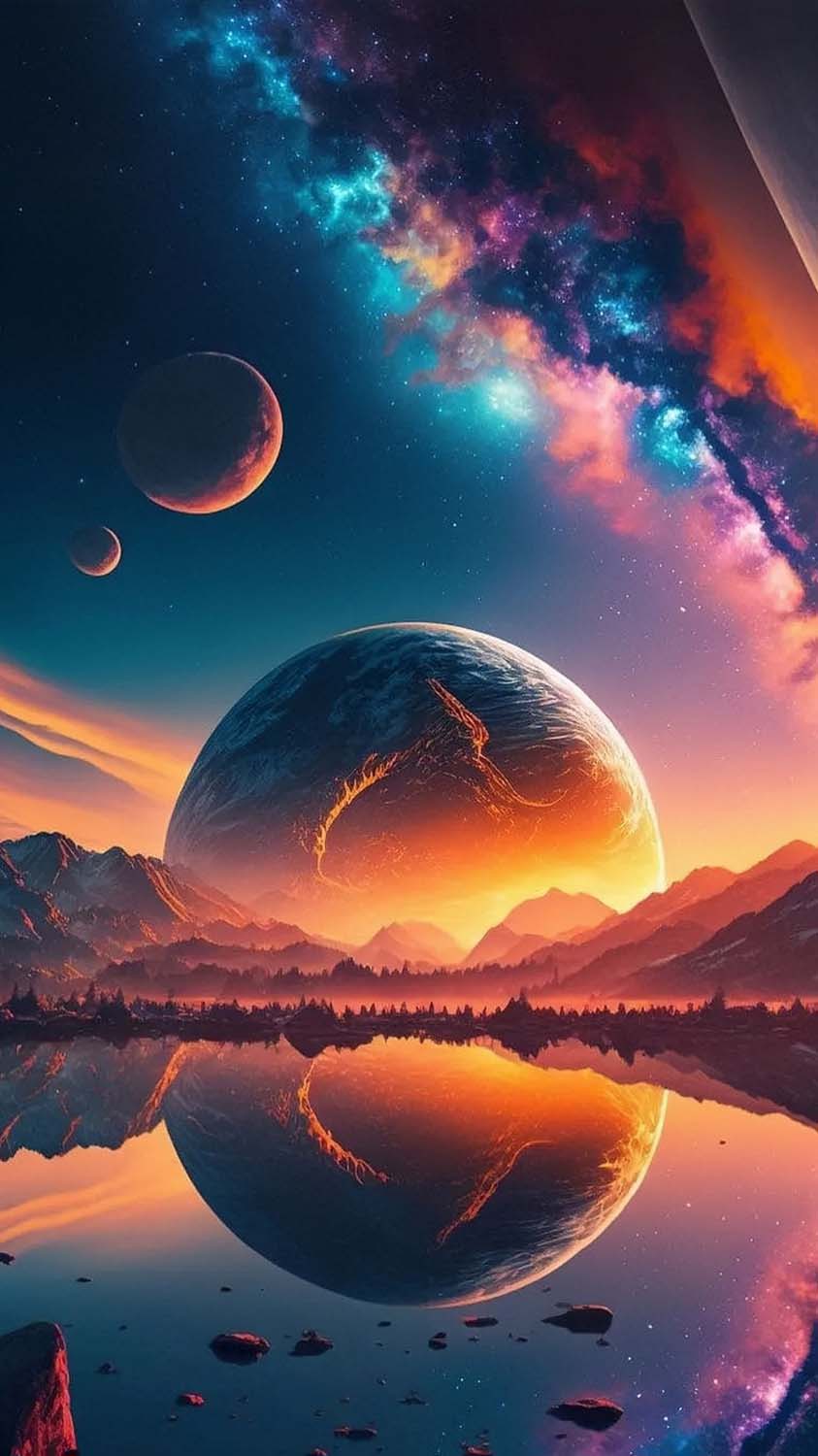 Details planet wallpaper 4k