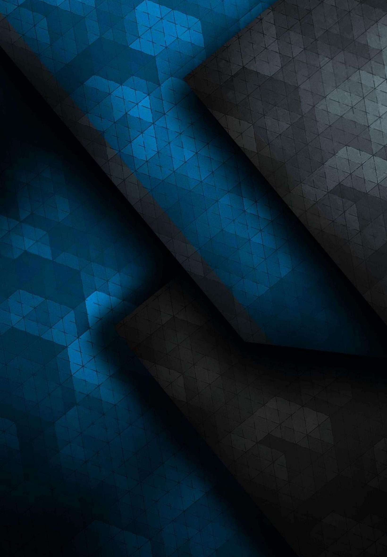 Black & Blue Abstract Design 4K iPad Wallpaper