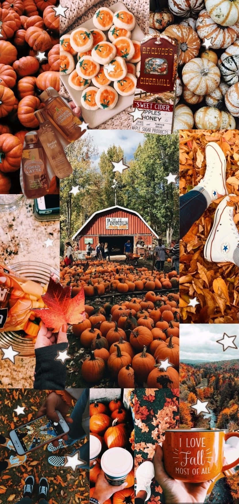 Download Relaxing and tranquil Autumn collage to inspire wanderlust Wallpaper