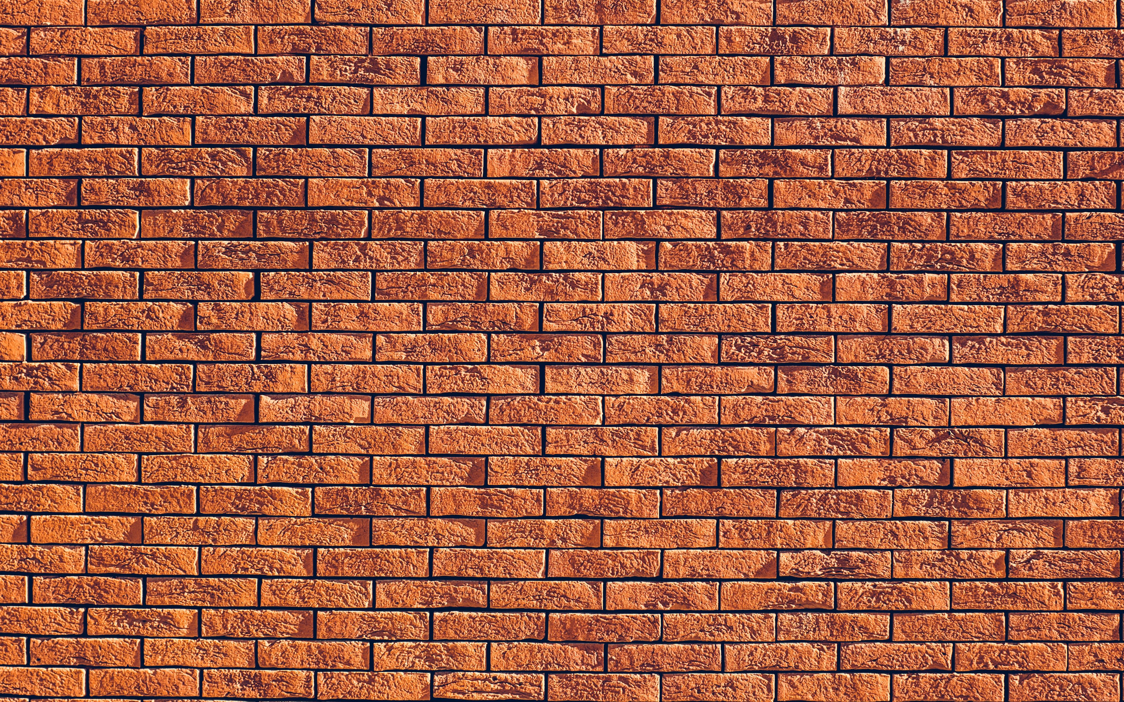 Download wallpaper 3840x2400 wall, texture, bricks, light 4k ultra HD 16:10 HD background