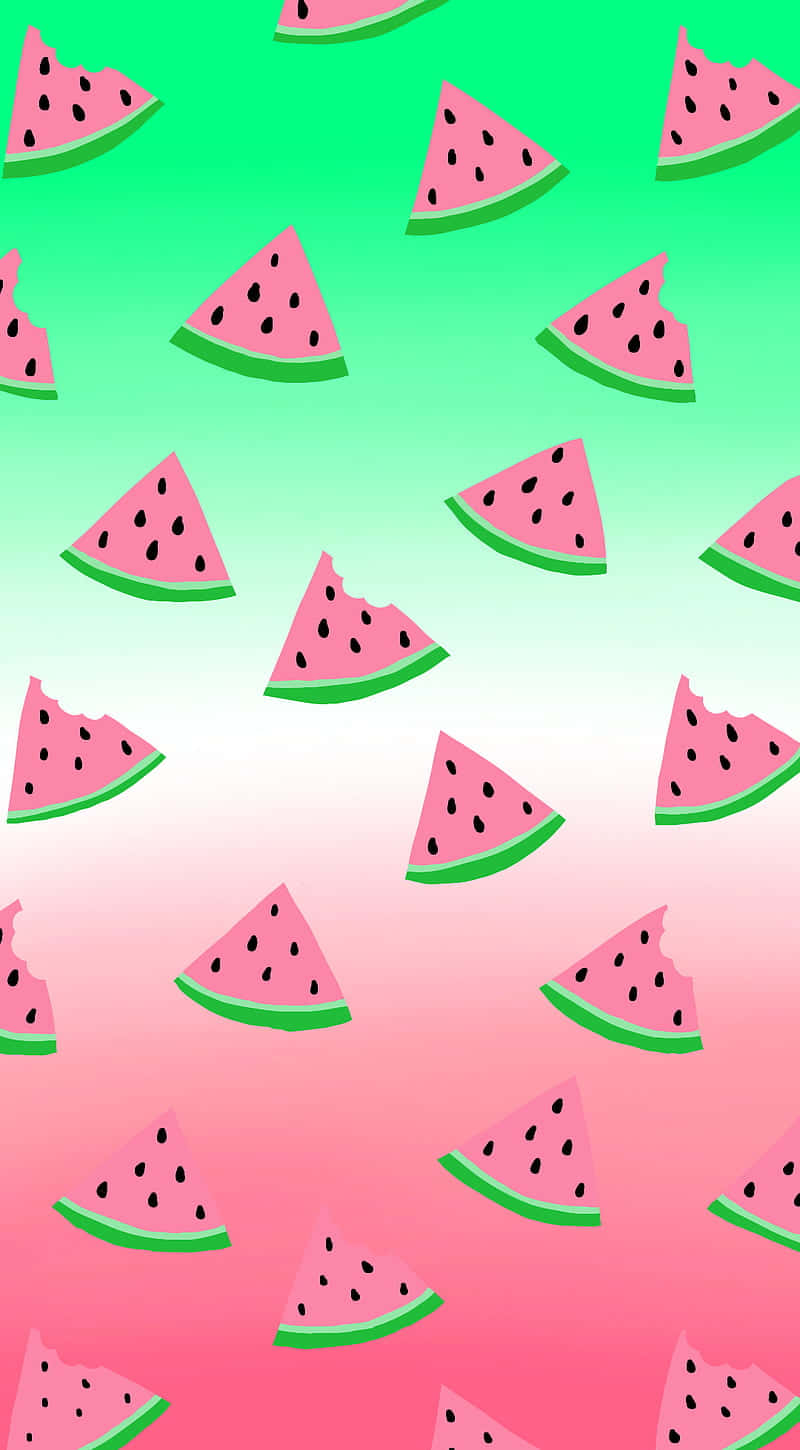 Download Cute Fruit Summer Watermelon Wallpaper