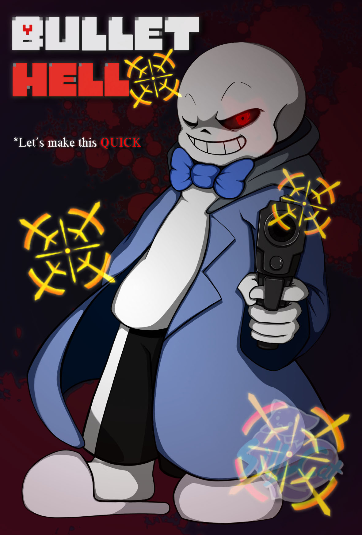SillyCat draw the Sudden Changes sans Let's make this QUICK #undertale #SuddenChanges