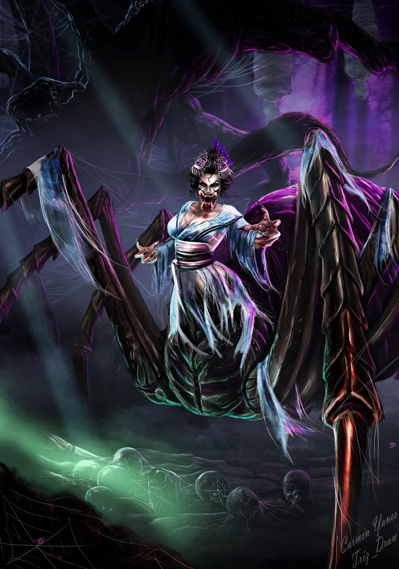 Digital Art.. Jorōgumo