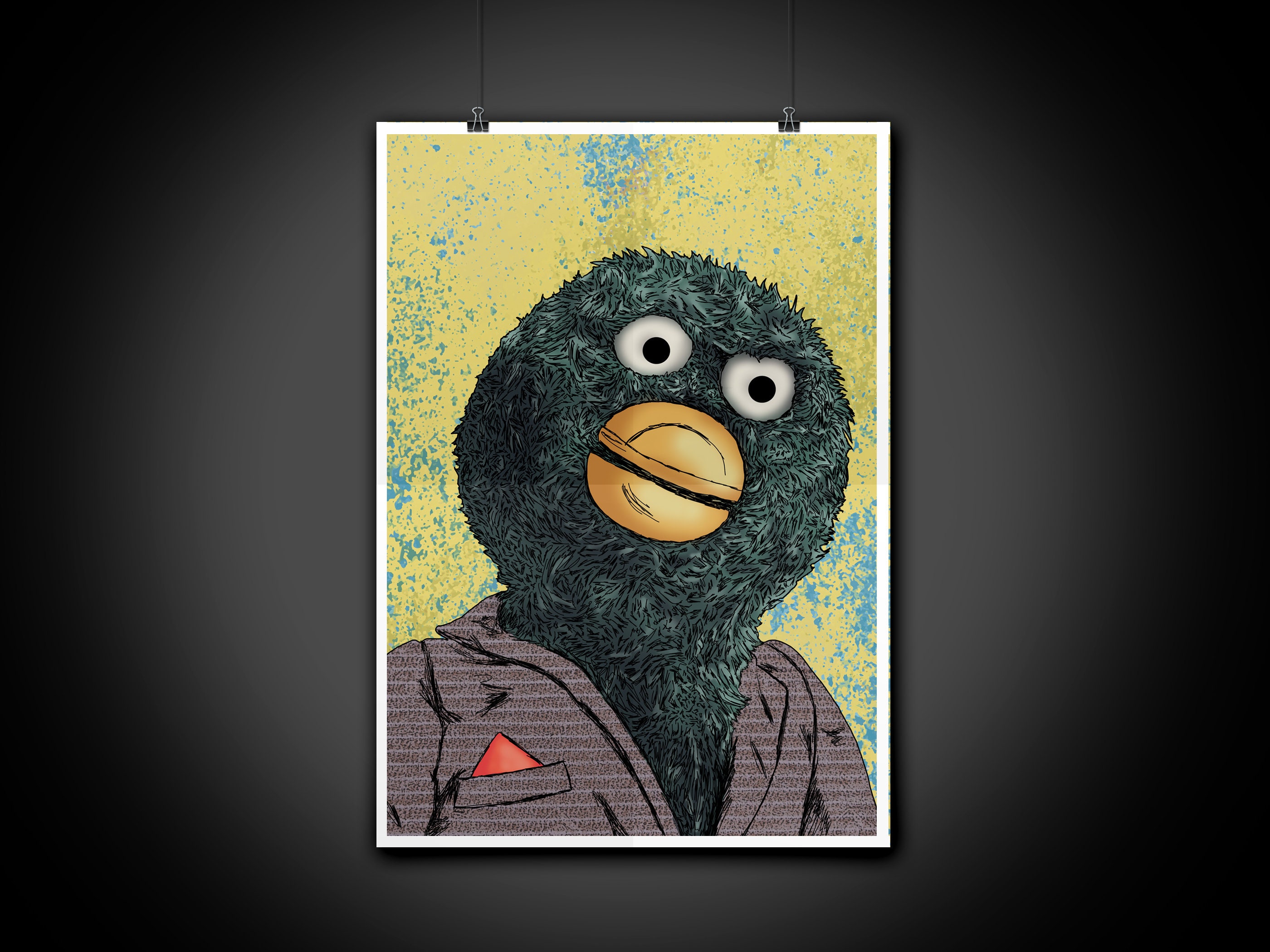 Duck Portrait Don't Hug Me I'm Scared DHMIS Color